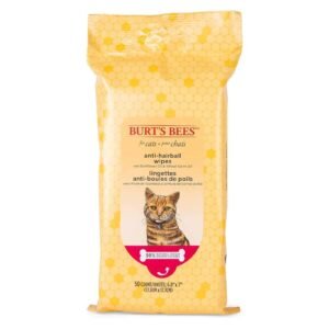 BURT'S BEES Wipes Antibolas Pelo for Cat 50 pzas