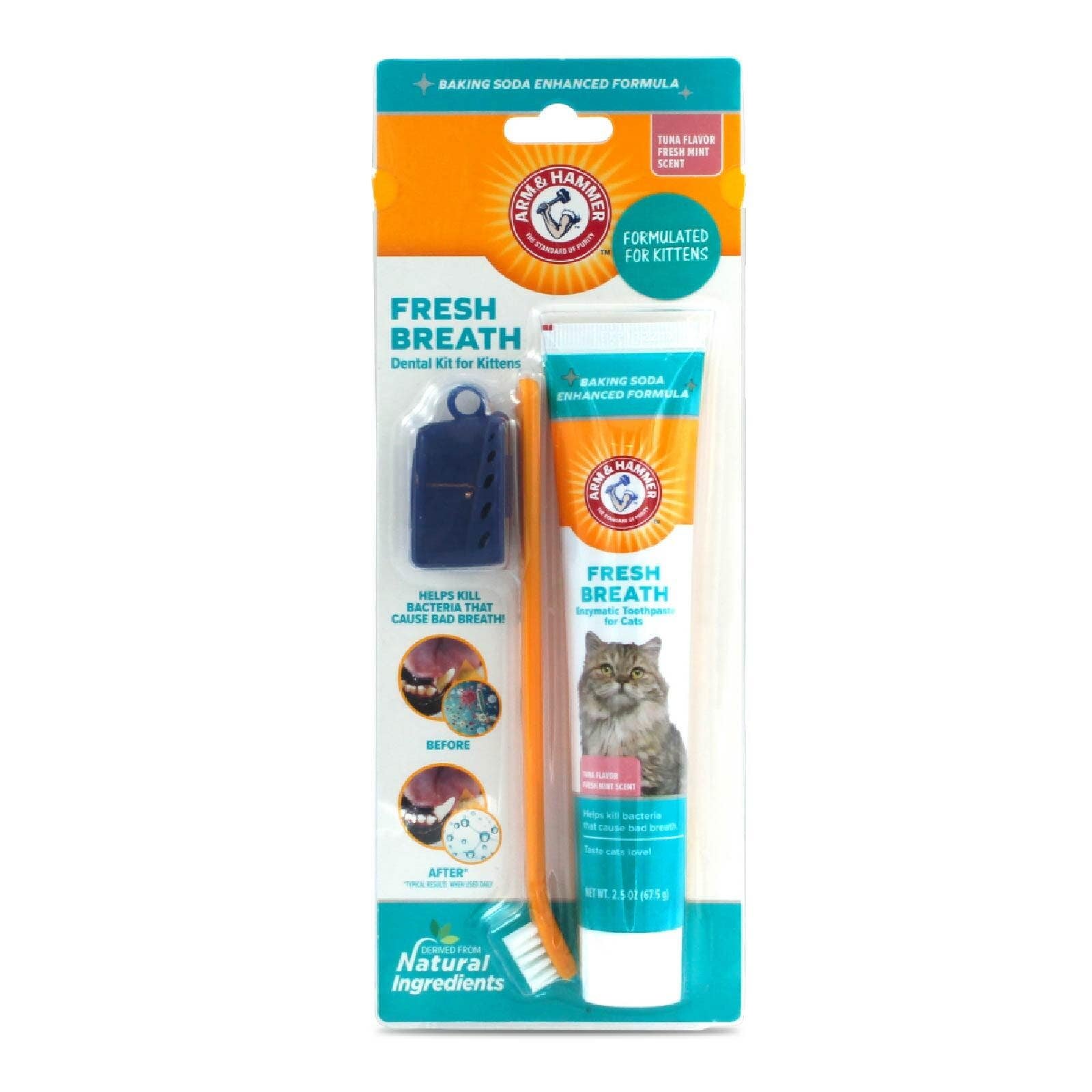 Arm & Hammer Toothpaste & Brush for Cat Removes Tartar & Bad Breath | CMC Pharmacy Cabo Delivery in Cabo Arm & Hammer Toothpaste & Brush for Cat Removes Tartar & Bad Breath