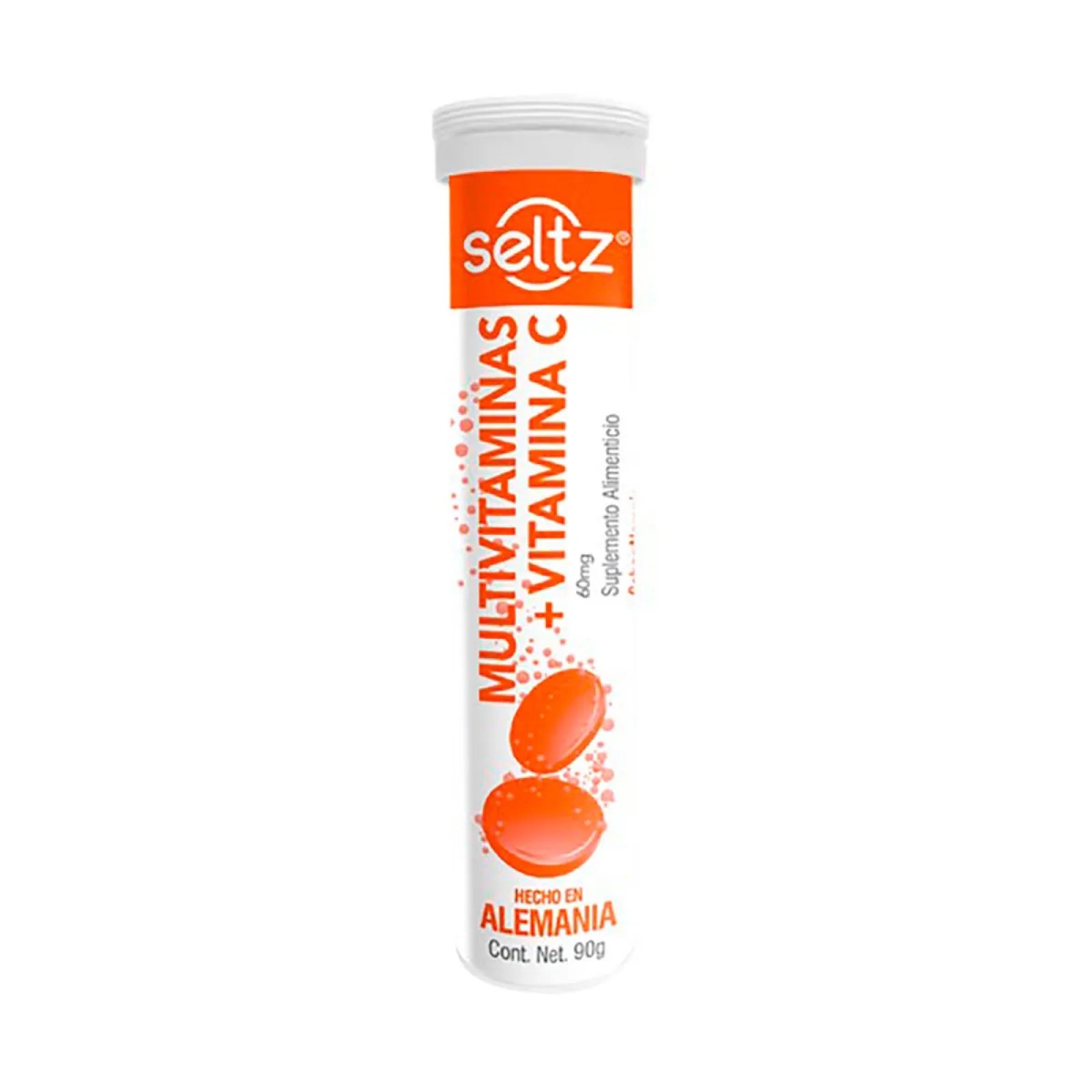 Vitamin Seltz Orange 90 g 20 Tableta Efervescente | CMC Pharmacy Cabo Delivery in Cabo Vitamin Seltz Orange 90 g 20 Tableta Efervescente