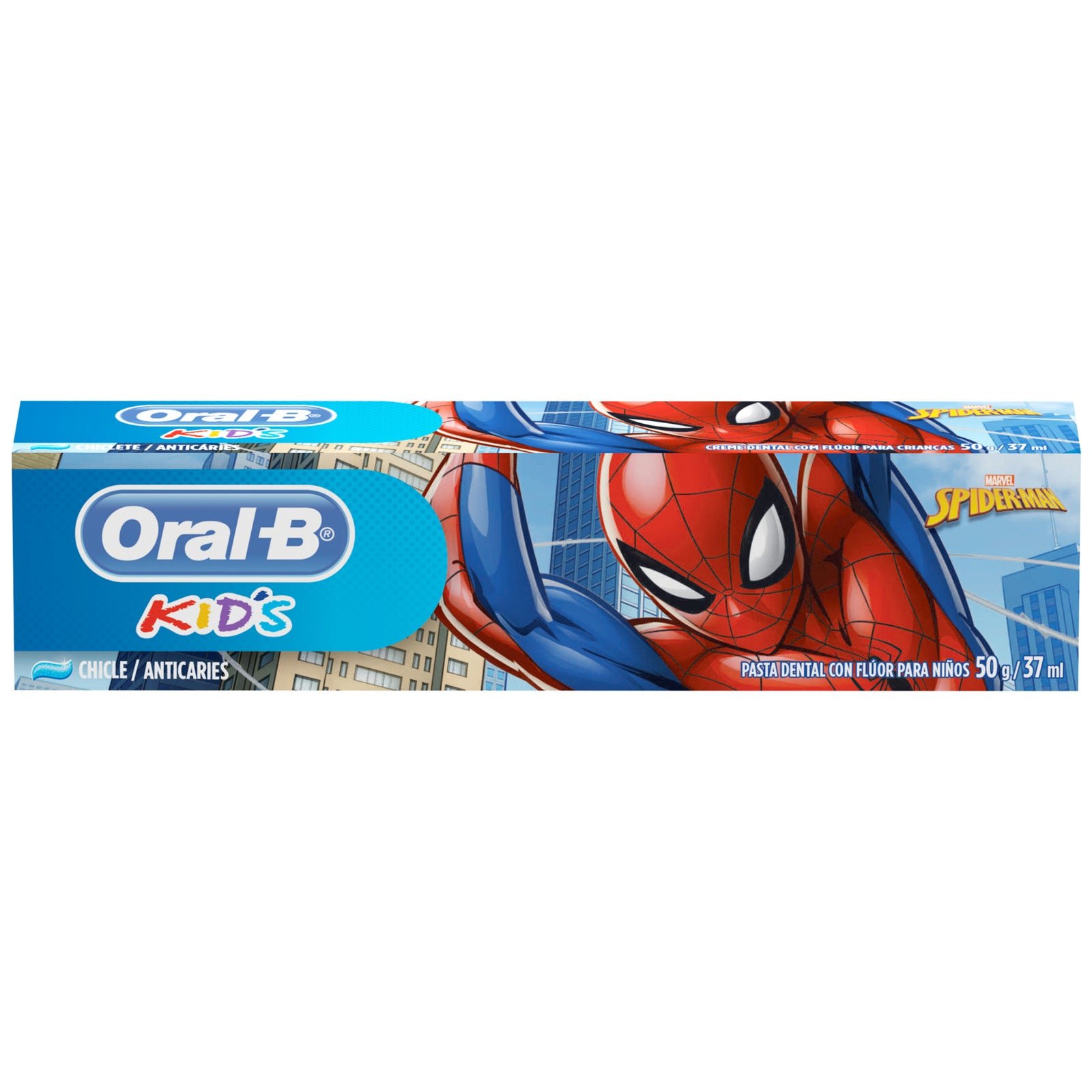 Toothpaste for Kids Oral-B Kids Spider Man 37 ml | CMC Pharmacy Cabo Delivery in Cabo Toothpaste for Kids Oral-B Kids Spider Man 37 ml