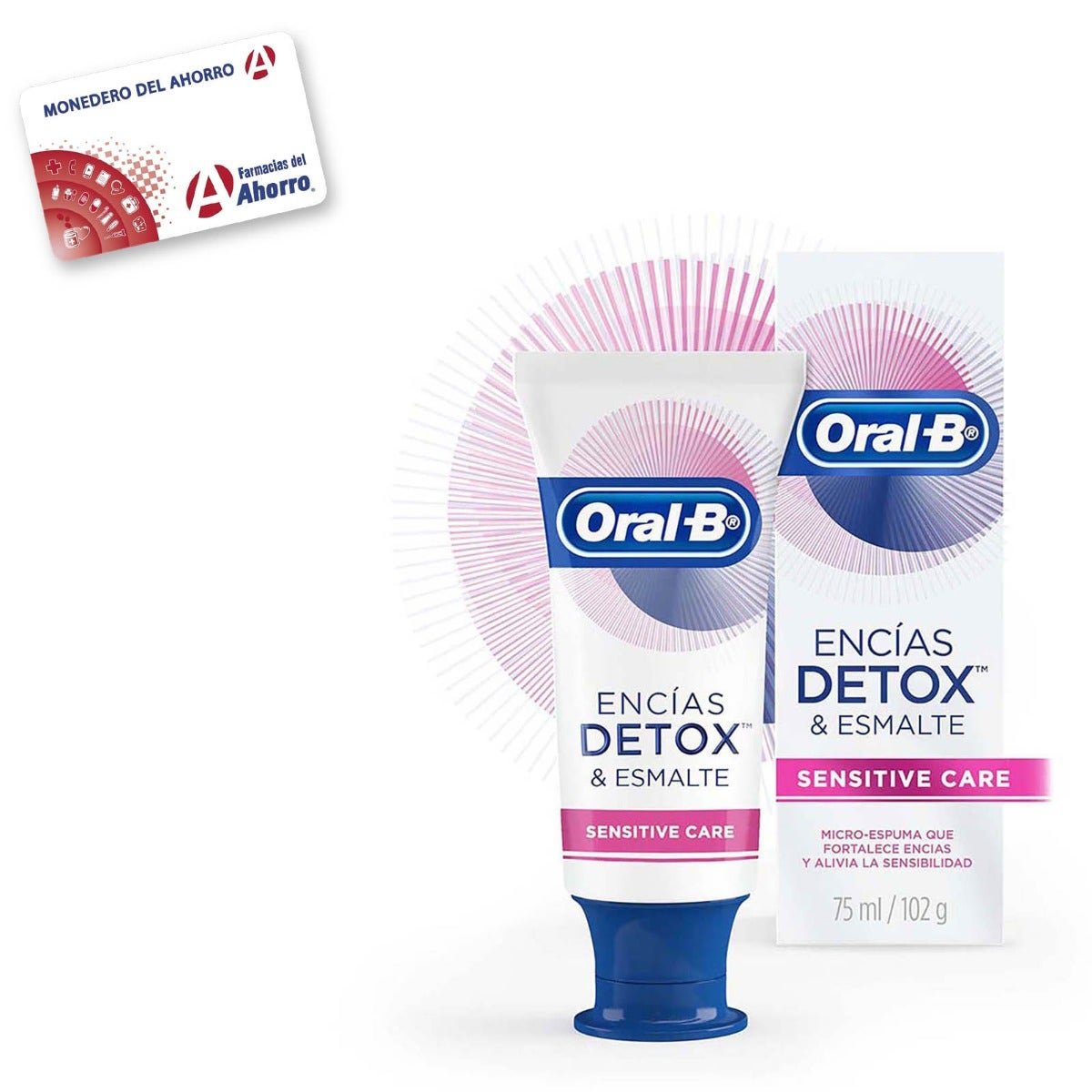 Oral-B Detox Sensitive Care Toothpaste with Flúor 75 ml | CMC Pharmacy Cabo Delivery in Cabo Oral-B Detox Sensitive Care Toothpaste with Flúor 75 ml