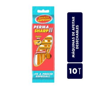 Permasharp II Razor Disposable with Double Hoja, 10 Units