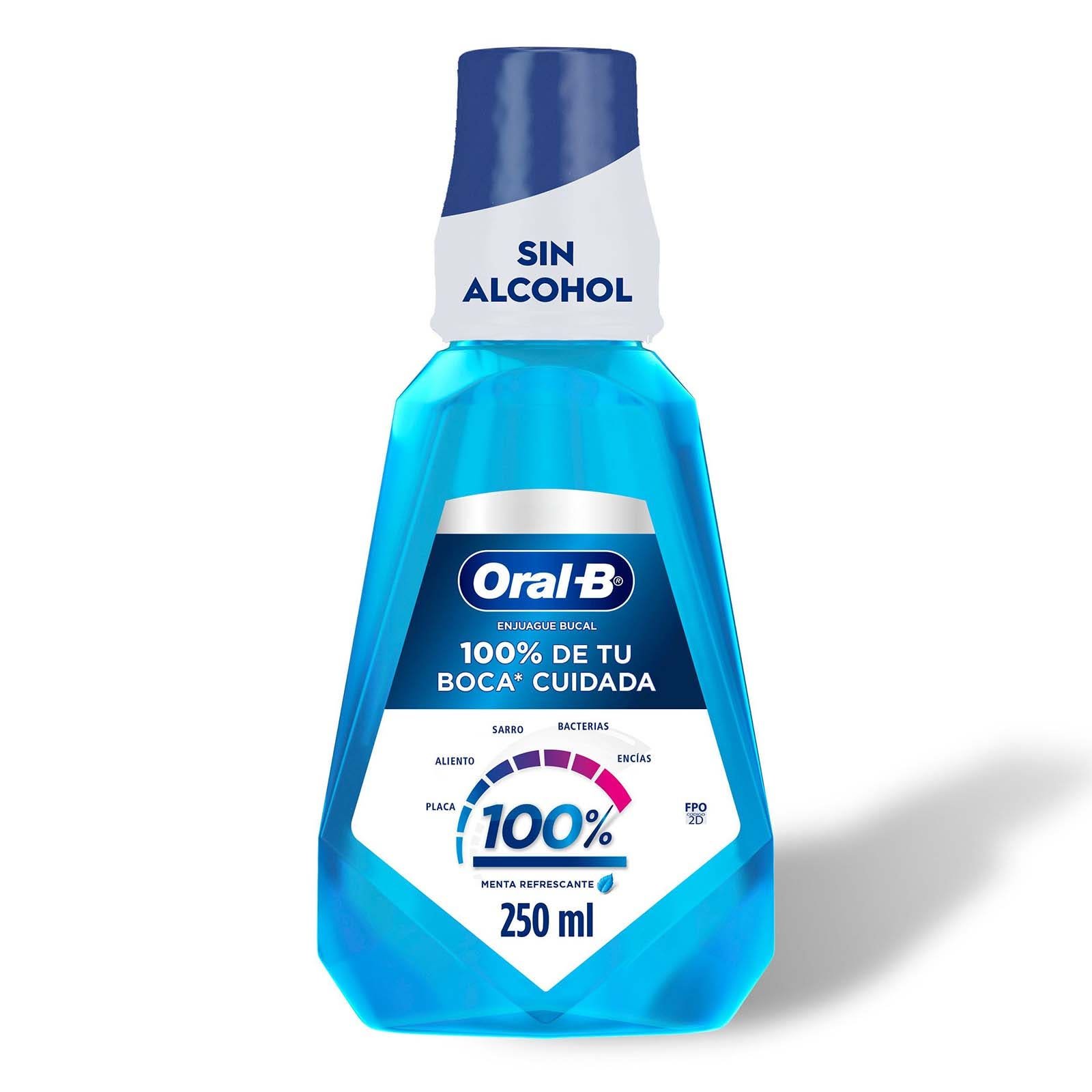 Mouthwash Oral-B 100% 250 ml | CMC Pharmacy Cabo Delivery in Cabo Mouthwash Oral-B 100% 250 ml