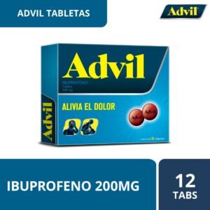 Advil Analgesic 200 mg 12 Tablets