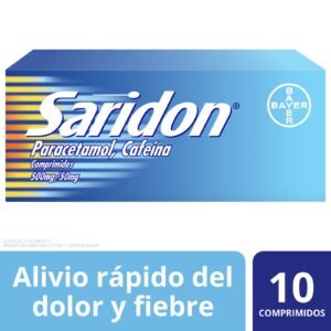 Saridon Paracetamol for Pain Head Box with 10 Tablets 500 mg