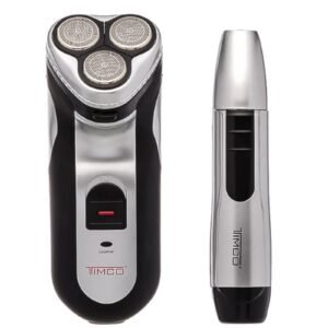 TIMCO Shaver Rechargeable 3 Cabezas with Trimmer