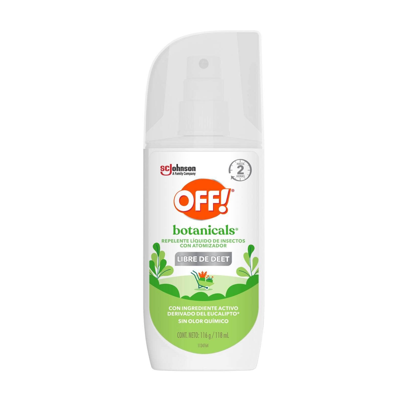 OFF! Botanicals Repellent Liquid Insectos in Atomizador 118 ml | CMC Pharmacy Cabo Delivery in Cabo OFF! Botanicals Repellent Liquid Insectos in Atomizador 118 ml