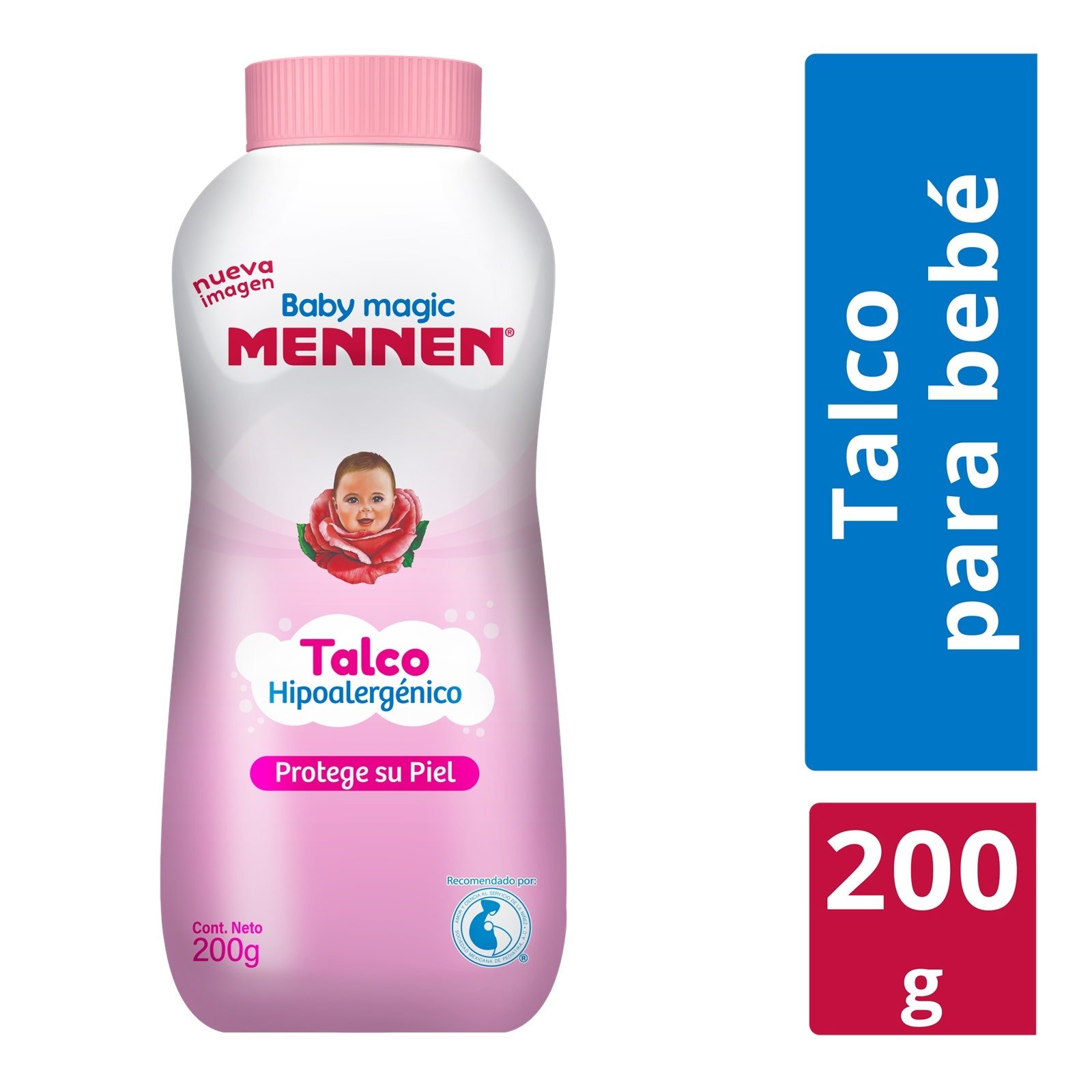 Mennen Talco Pink 200 g | CMC Pharmacy Cabo Delivery in Cabo Mennen Talco Pink 200 g