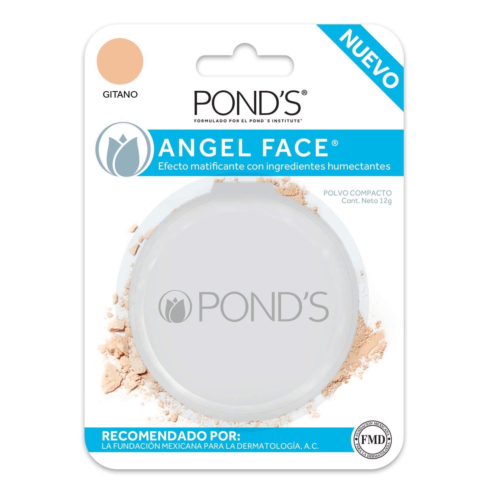 Makeup in Powder Pond's s Shade Gitano with Mirror 12 g | CMC Pharmacy Cabo Delivery in Cabo Makeup in Powder Pond's s Shade Gitano with Mirror 12 g