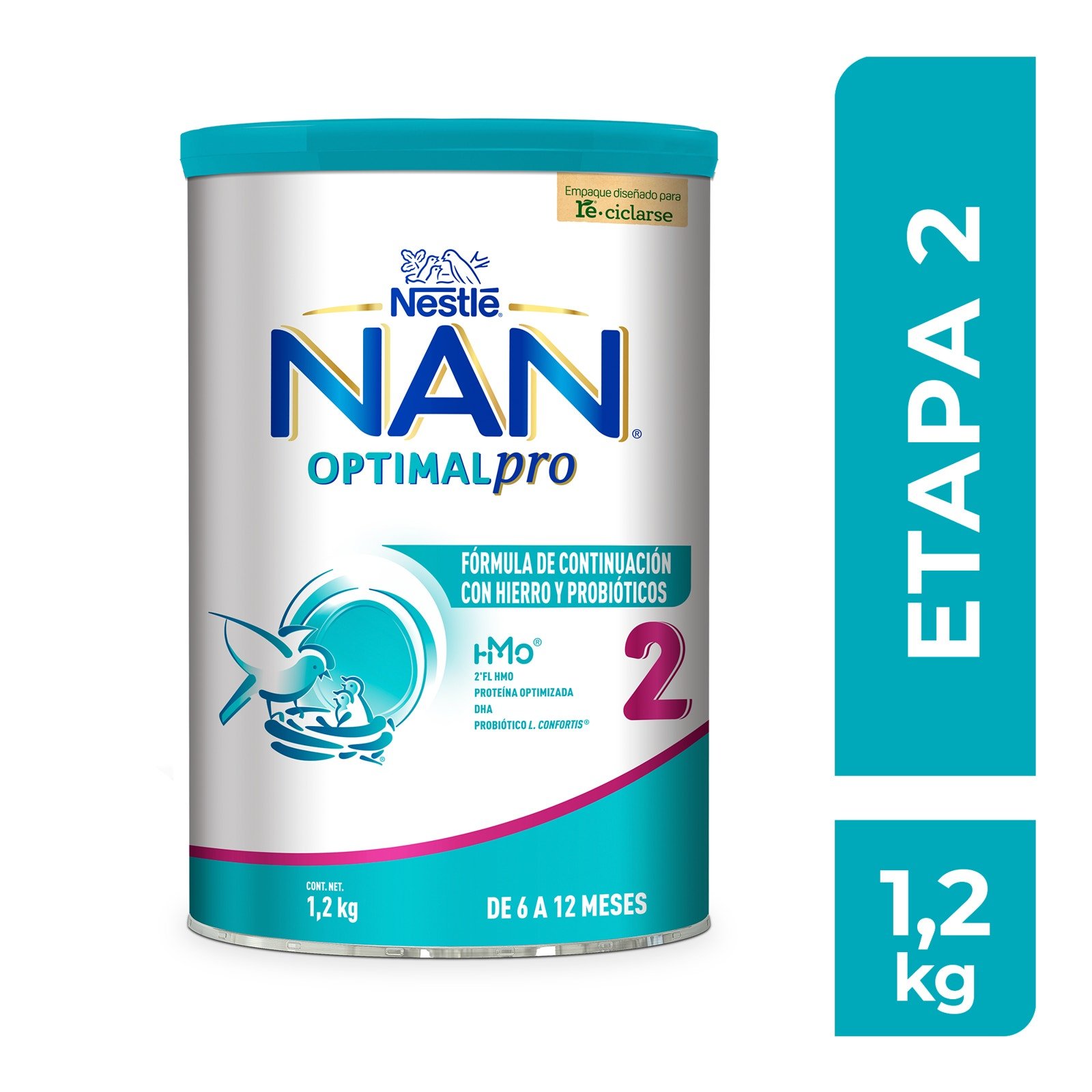 Formula Follow-On with Iron & Probiotics NAN 2 Optimal Pro 6 a 12 Months Can 1.2 kg | CMC Pharmacy Cabo Delivery in Cabo Formula Follow-On with Iron & Probiotics NAN 2 Optimal Pro 6 a 12 Months Can 1.2 kg