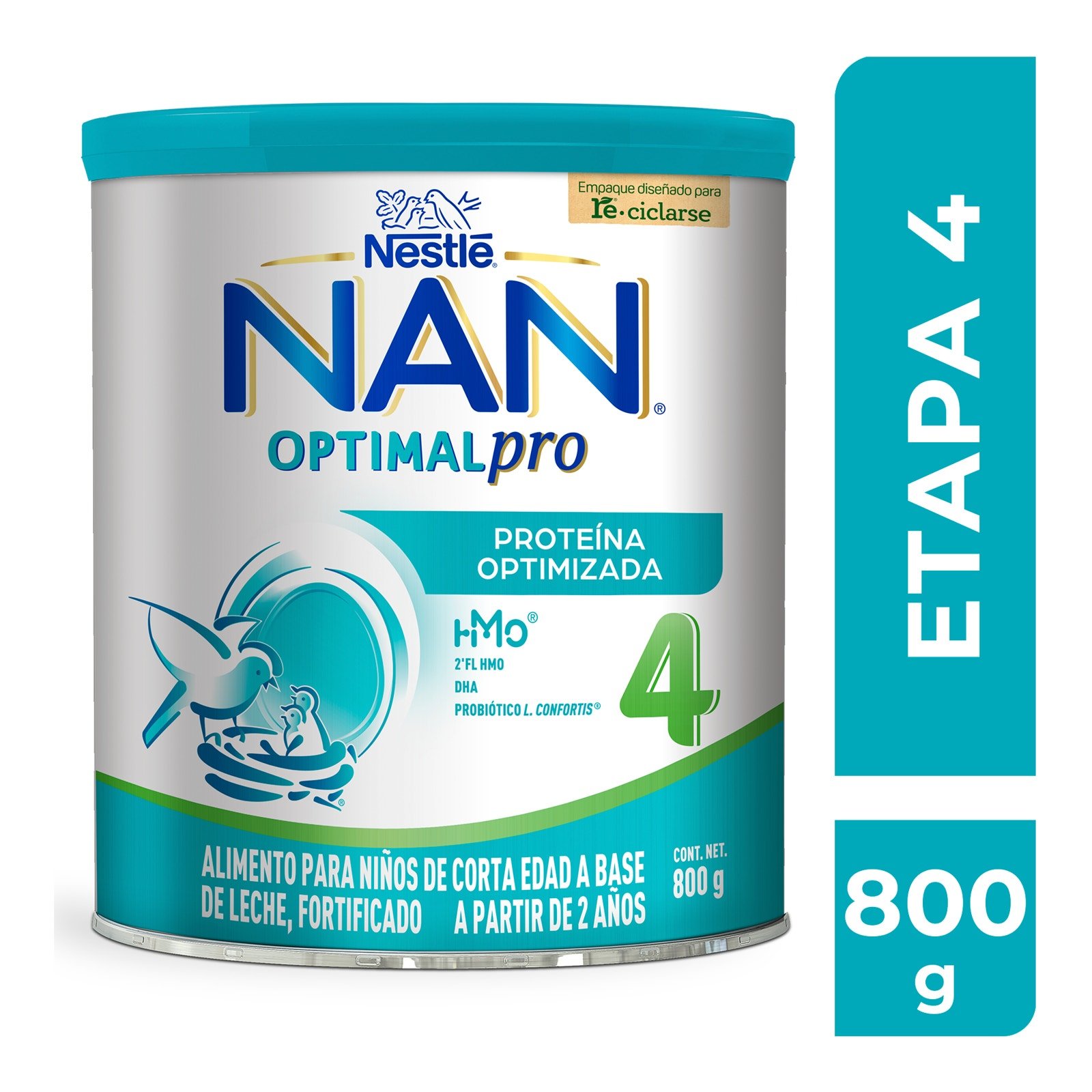 Nestlé NAN 4 Optimalpro Formula Kids From 2 Years 800 g | CMC Pharmacy Cabo Delivery in Cabo Nestlé NAN 4 Optimalpro Formula Kids From 2 Years 800 g