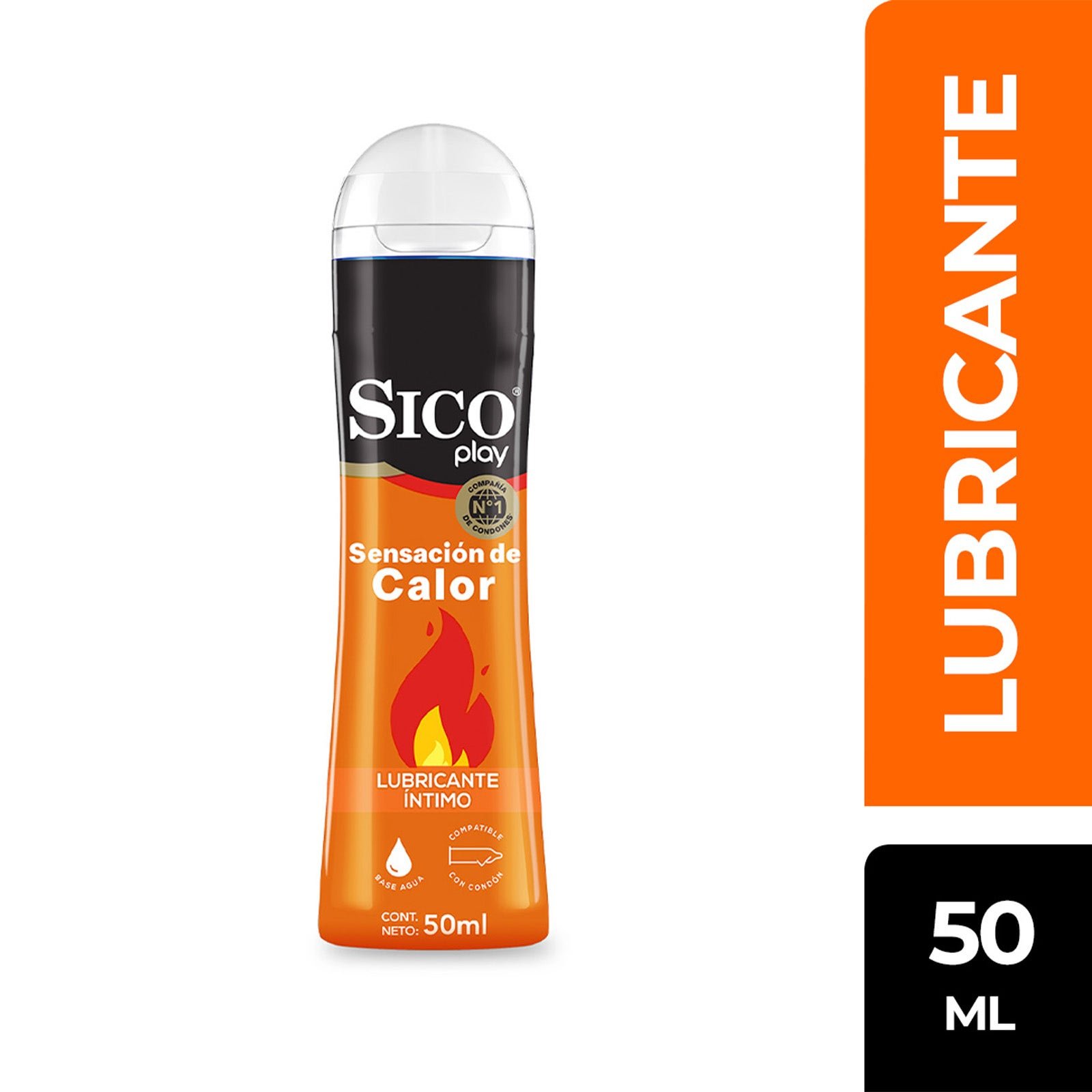 Sico Lubricant Intimate Sensación Heat 50 ml | CMC Pharmacy Cabo Delivery in Cabo Sico Lubricant Intimate Sensación Heat 50 ml