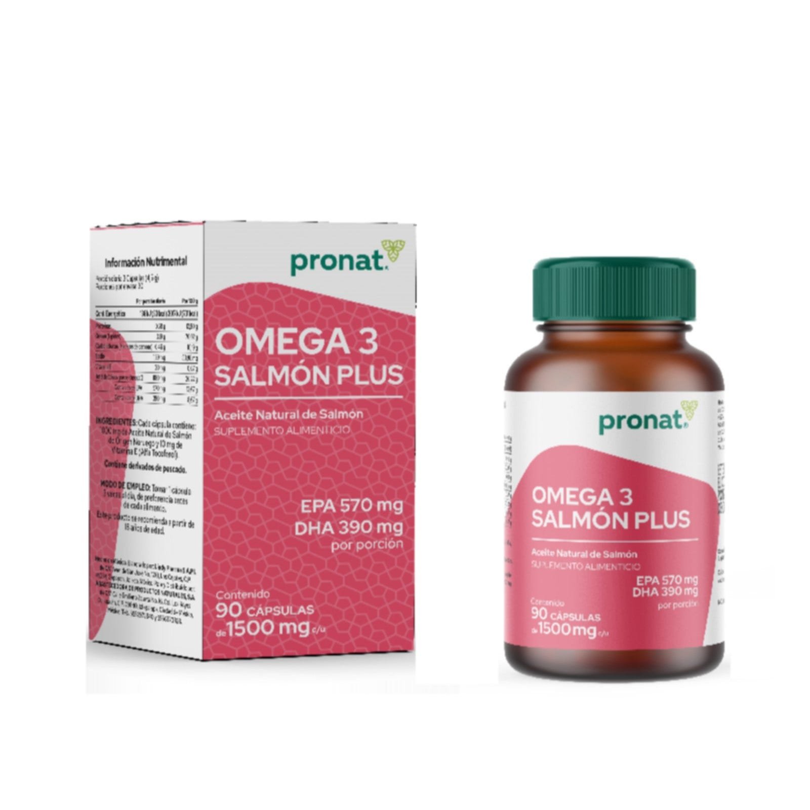 Salmon Plus Omega 3 90 Capsules | CMC Pharmacy Cabo Delivery in Cabo Salmon Plus Omega 3 90 Capsules