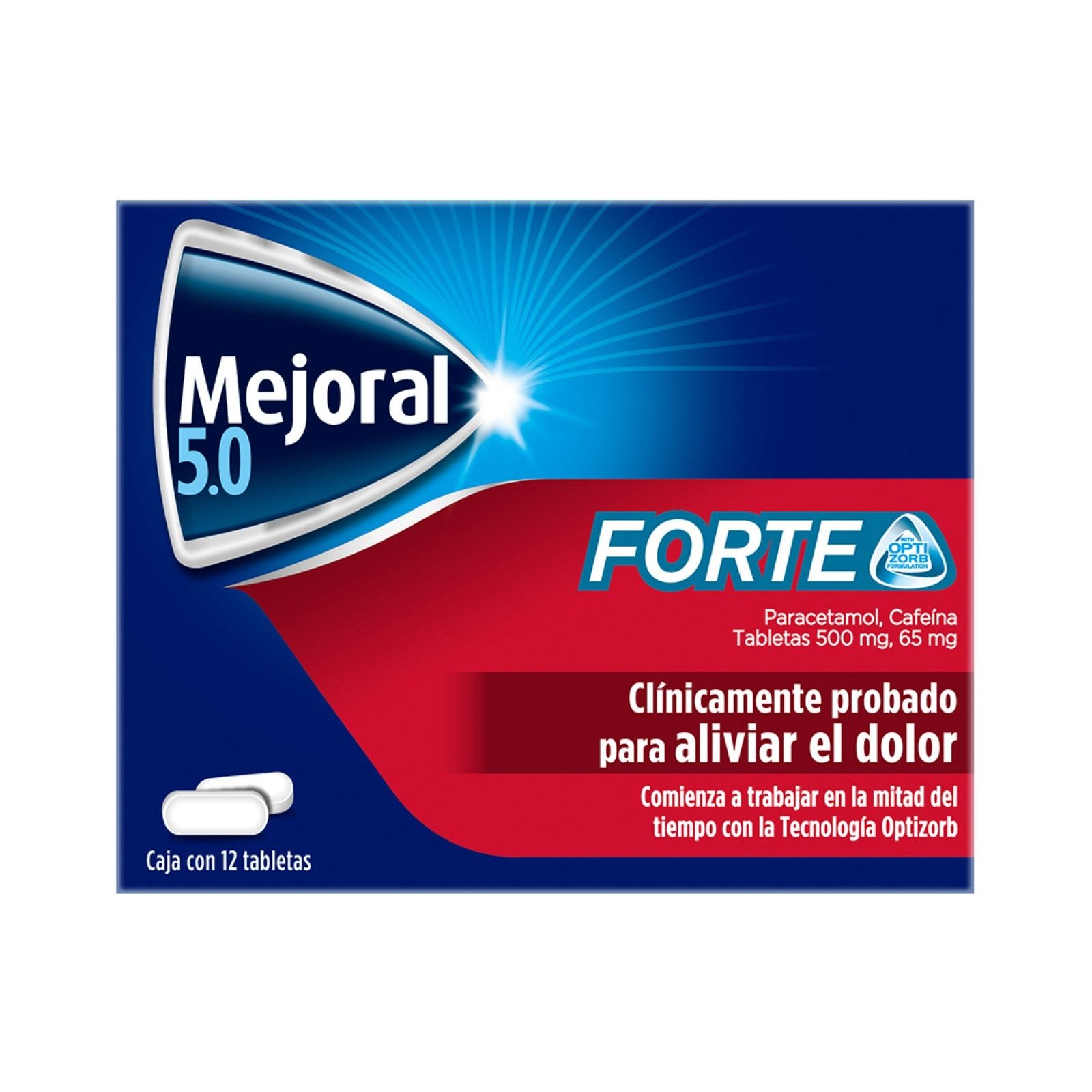 Mejoral 5.0 Forte 12 Tabs | CMC Pharmacy Cabo Delivery in Cabo Mejoral 5.0 Forte 12 Tabs