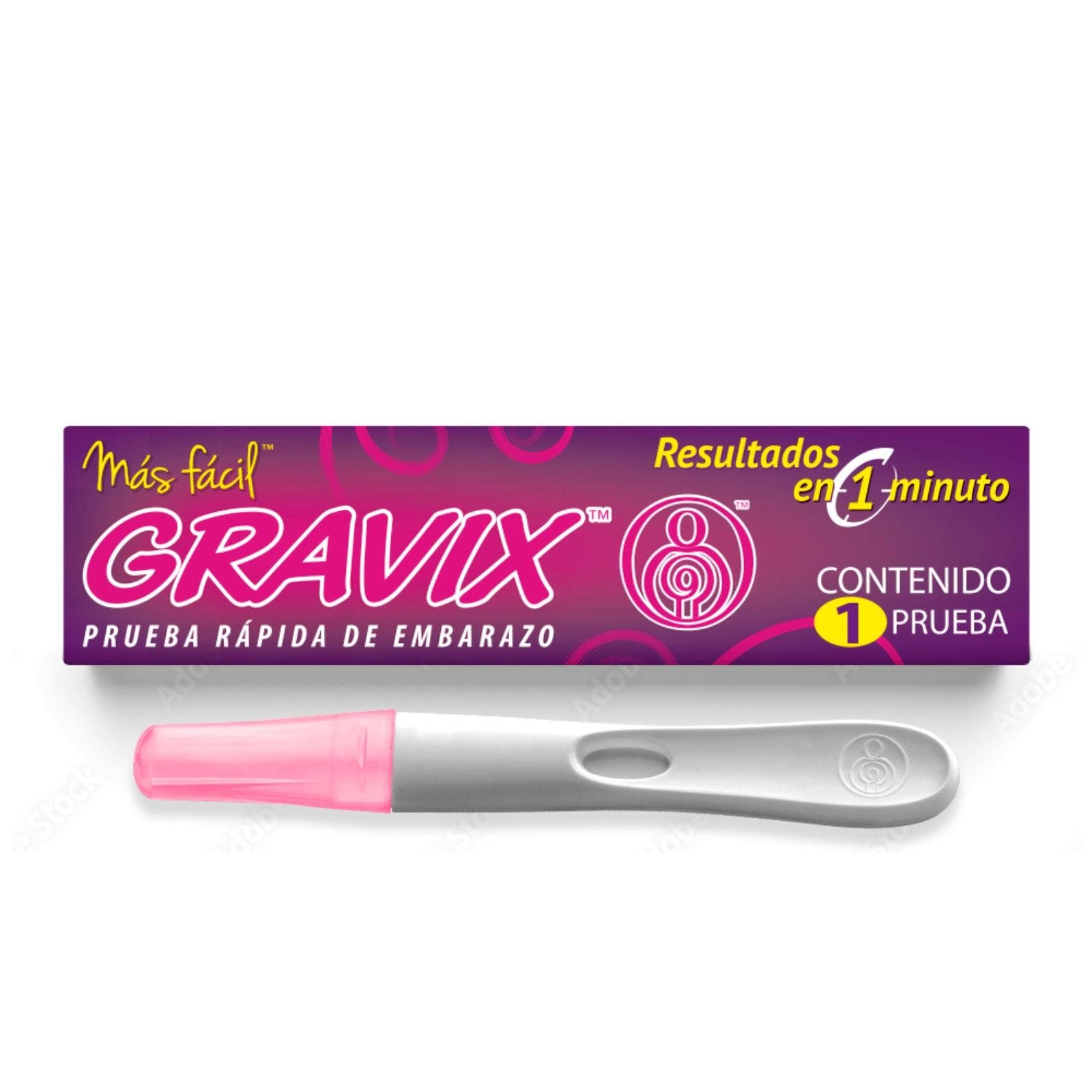 Pregnancy Test Gravix Plus Fácil Box | CMC Pharmacy Cabo Delivery in Cabo Pregnancy Test Gravix Plus Fácil Box