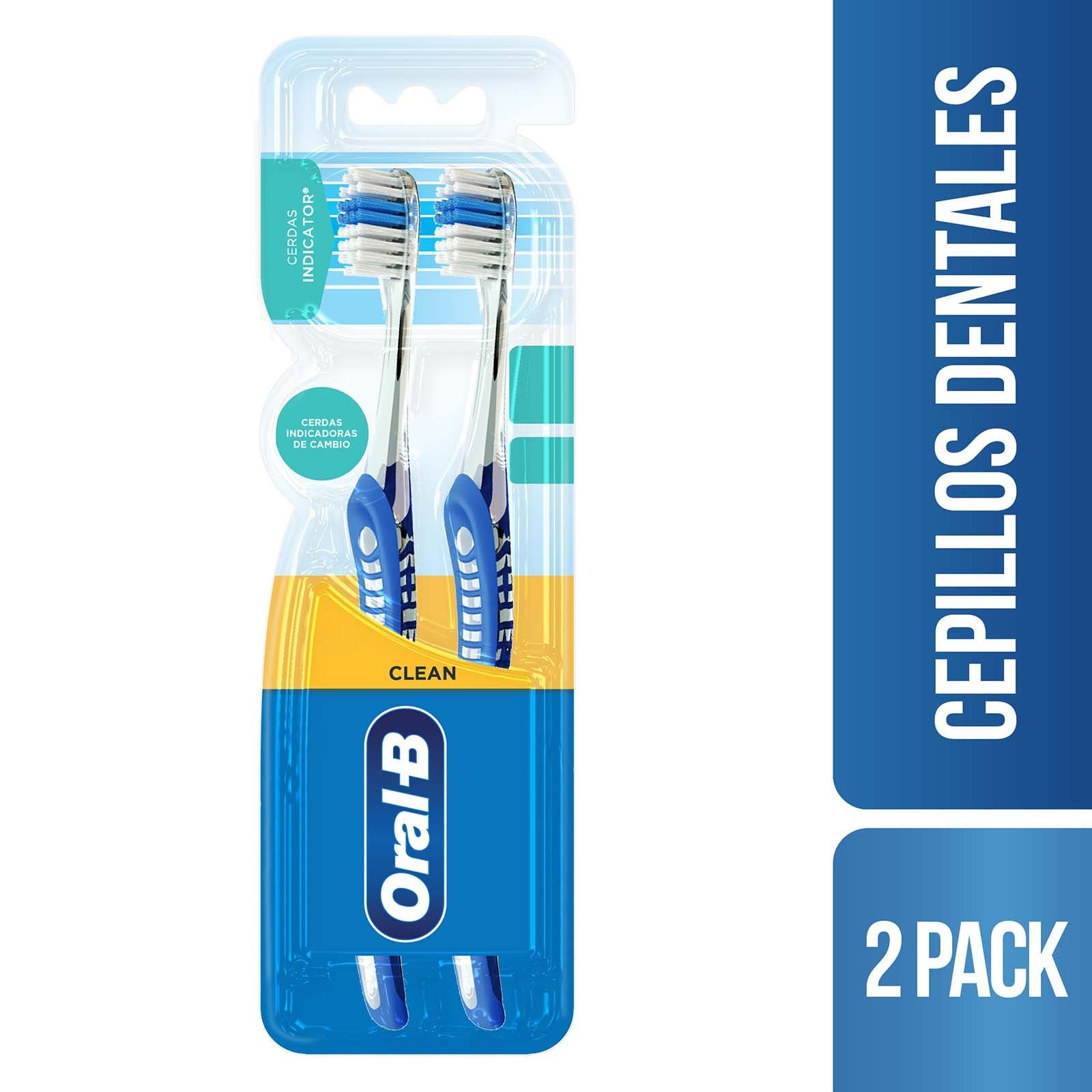 Oral-B Toothbrush Clean Indicator Medium 2 Units | CMC Pharmacy Cabo Delivery in Cabo Oral-B Toothbrush Clean Indicator Medium 2 Units