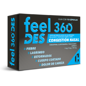 Feel 360 DES Antigripal 12 Capsules