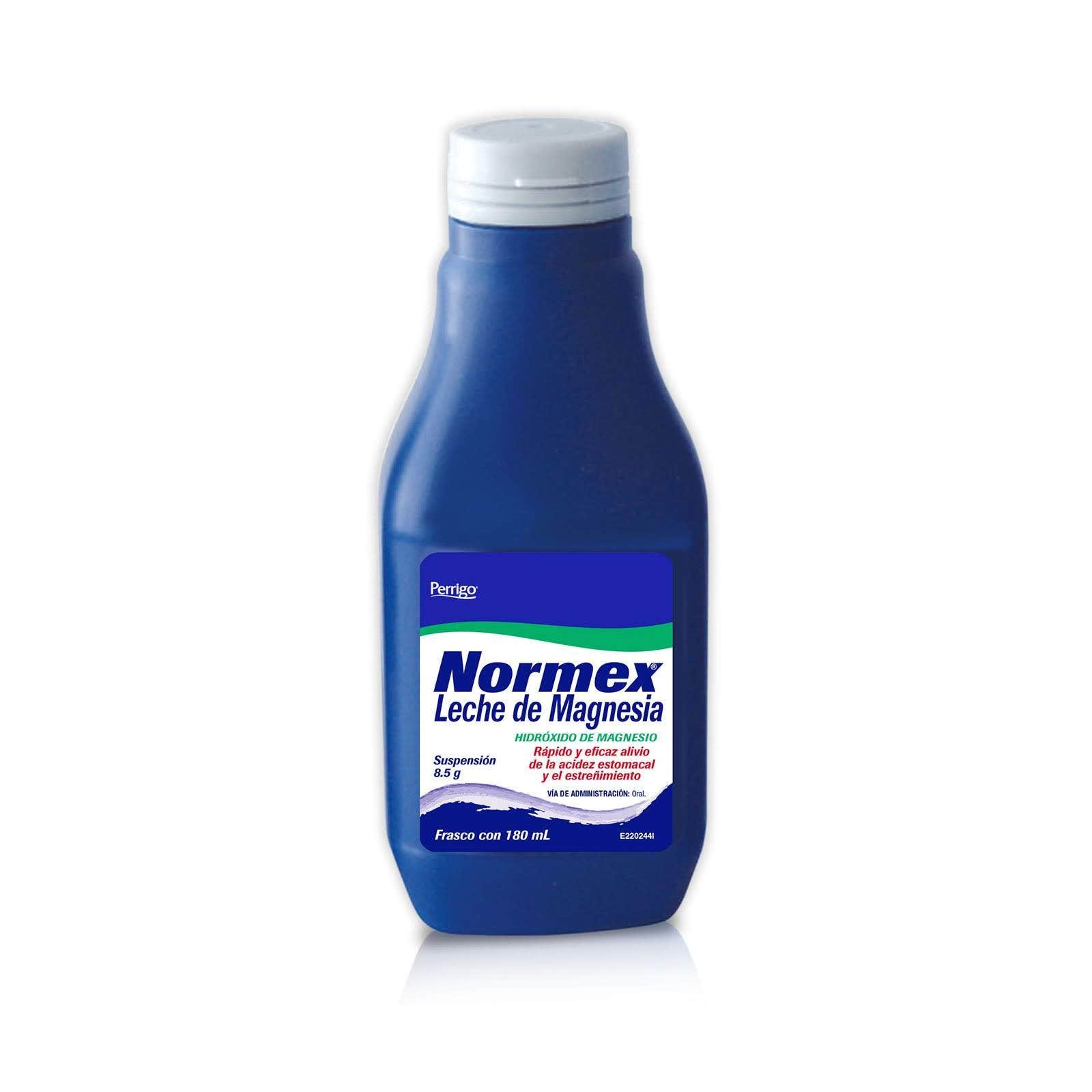 Normex Milk Magnesia Oral 180 ml | CMC Pharmacy Cabo Delivery in Cabo Normex Milk Magnesia Oral 180 ml