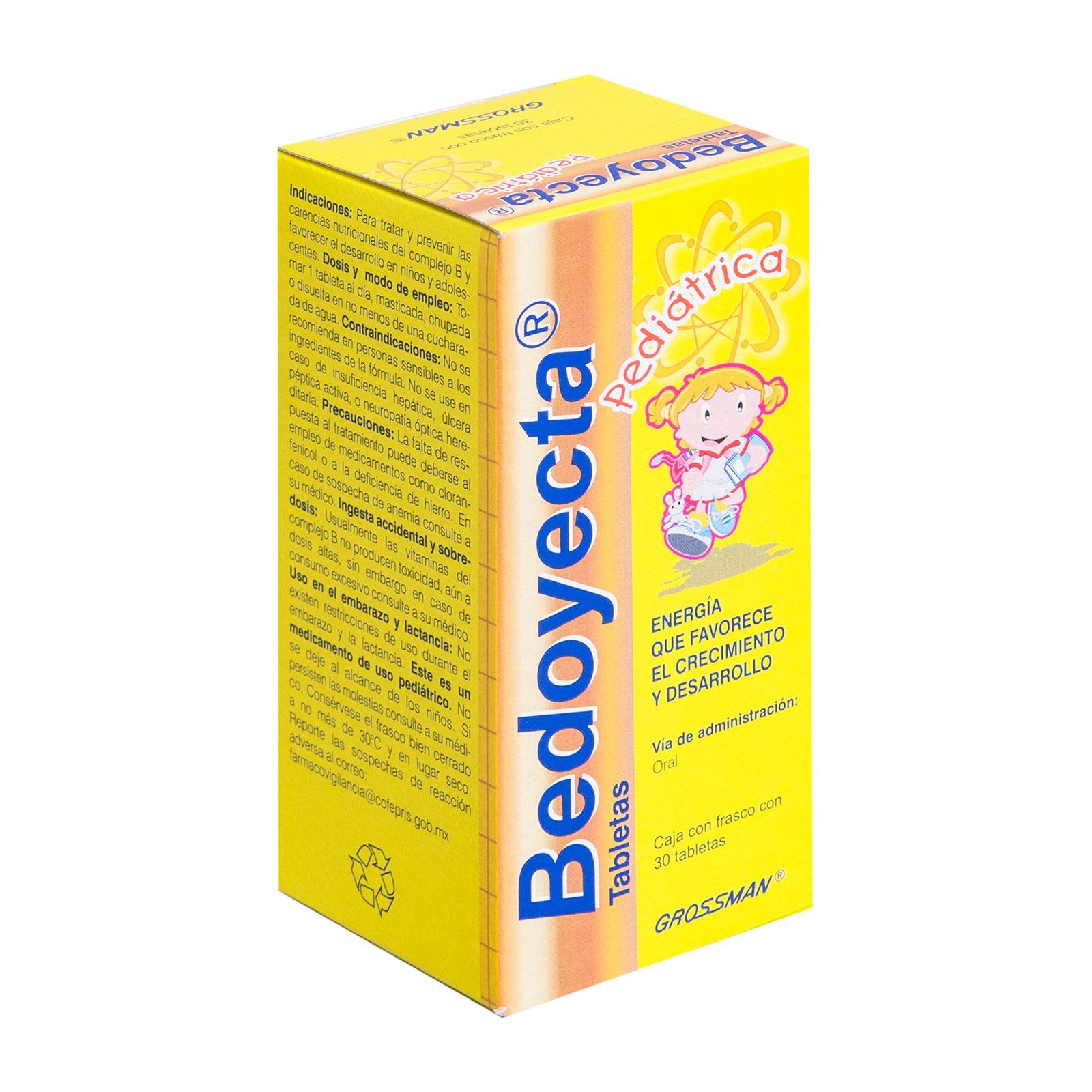 Bedoyecta Pediátrica 30 Tablets | CMC Pharmacy Cabo Delivery in Cabo Bedoyecta Pediátrica 30 Tablets