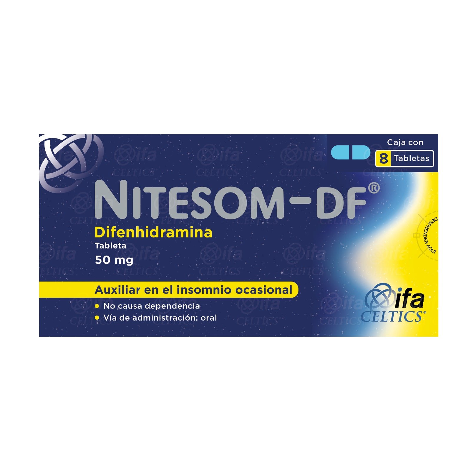 Nitesom-DF Tablets | CMC Pharmacy Cabo Delivery in Cabo Nitesom-DF Tablets