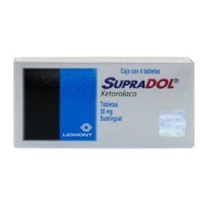Supradol Sublingual 30 mg with 4 Tablets
