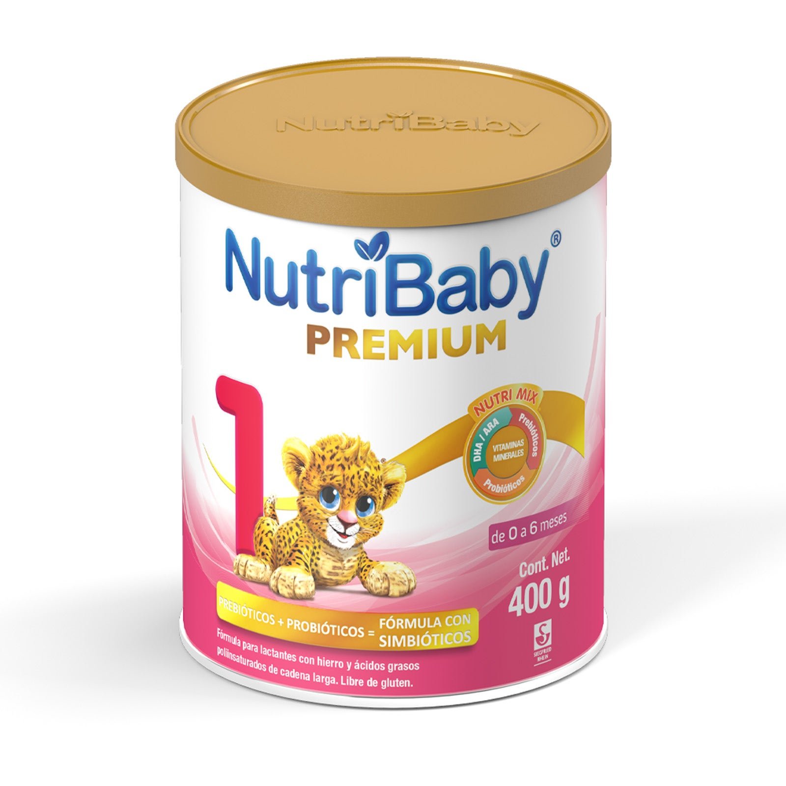 Nutribaby Premium 1: 0 a 6 Months - Powder in Can with 400 g | CMC Pharmacy Cabo Delivery in Cabo Nutribaby Premium 1: 0 a 6 Months - Powder in Can with 400 g