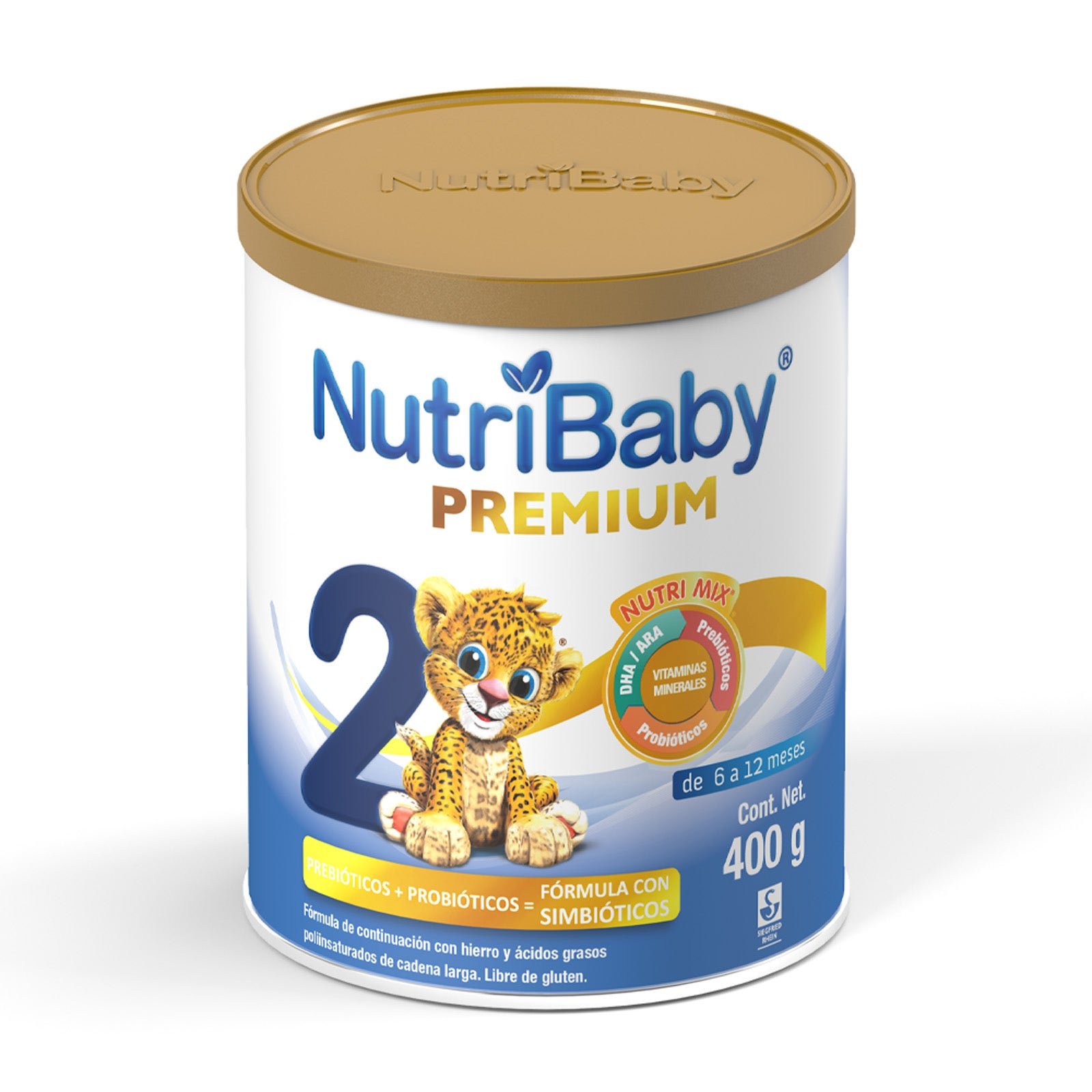 Nutribaby Premium 2: 6 a 12 Months - Powder in Can with 400 g | CMC Pharmacy Cabo Delivery in Cabo Nutribaby Premium 2: 6 a 12 Months - Powder in Can with 400 g