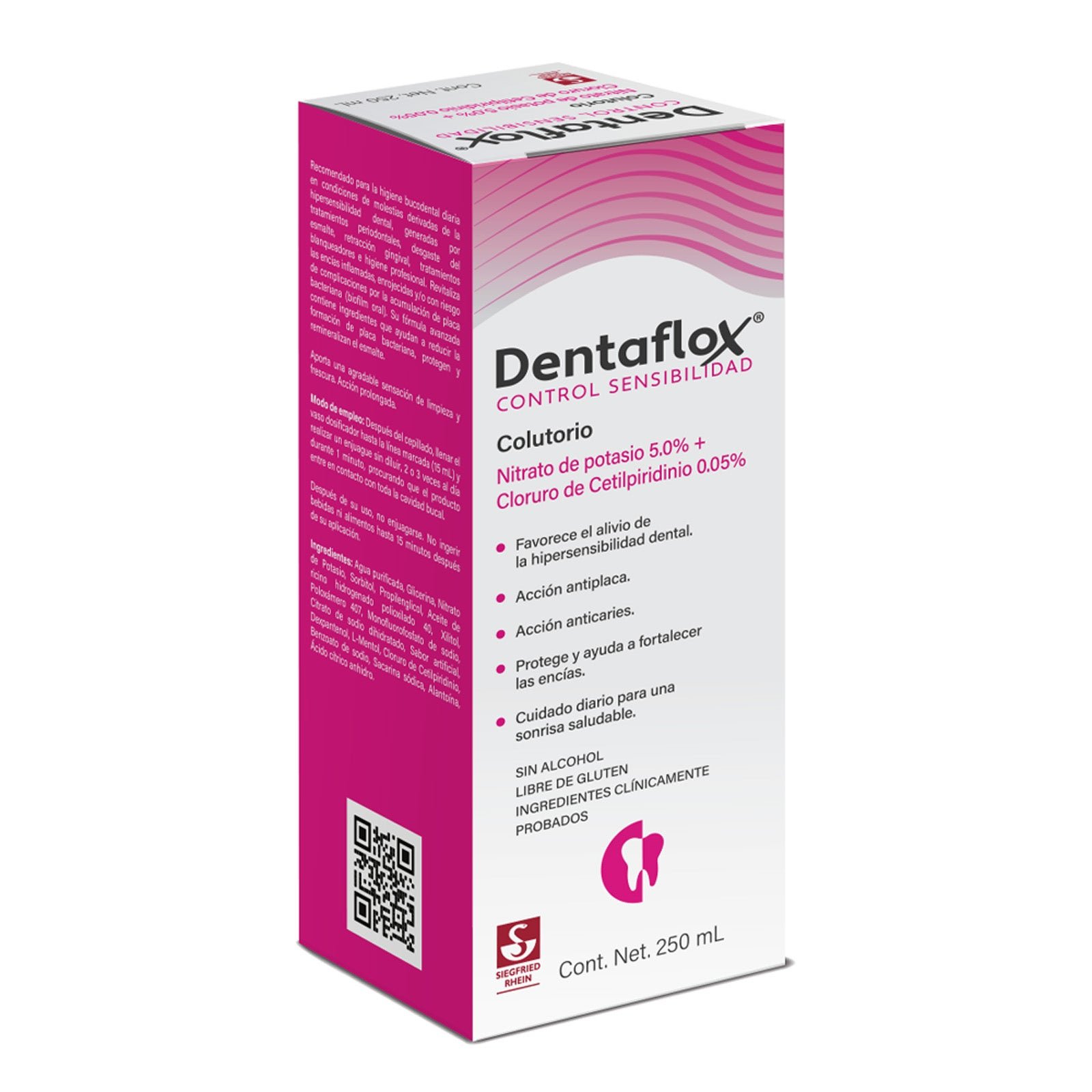Dentaflox Mouthwash 250 ml - Control sensibilidad | CMC Pharmacy Cabo Delivery in Cabo Dentaflox Mouthwash 250 ml - Control sensibilidad