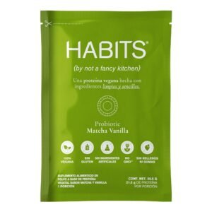 Habits Protein Vegana Sachet Individual Matcha-Vanilla 30.5 g