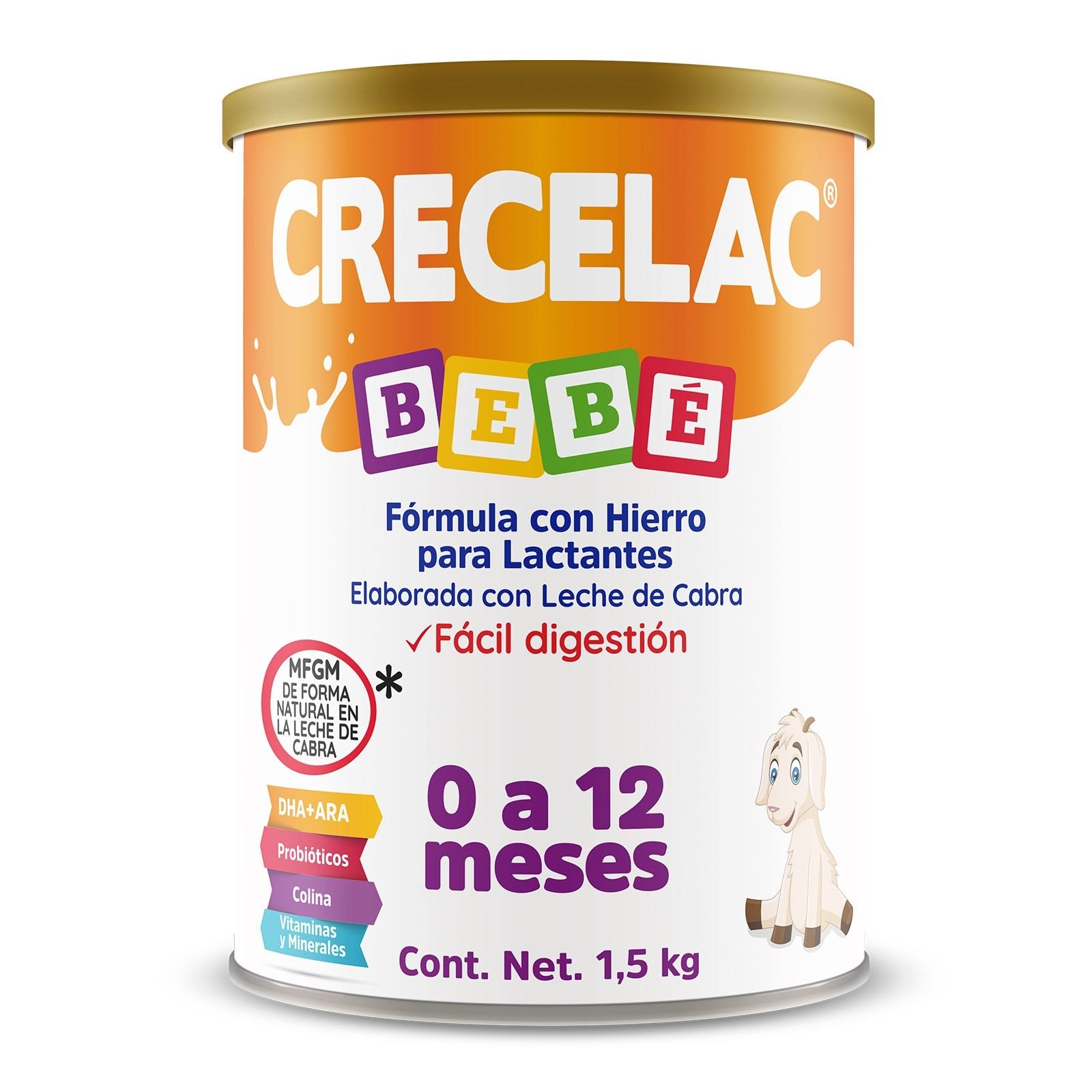 Crecelac Formula Kids 0 a 12 Months 1.5 kg | CMC Pharmacy Cabo Delivery in Cabo Crecelac Formula Kids 0 a 12 Months 1.5 kg