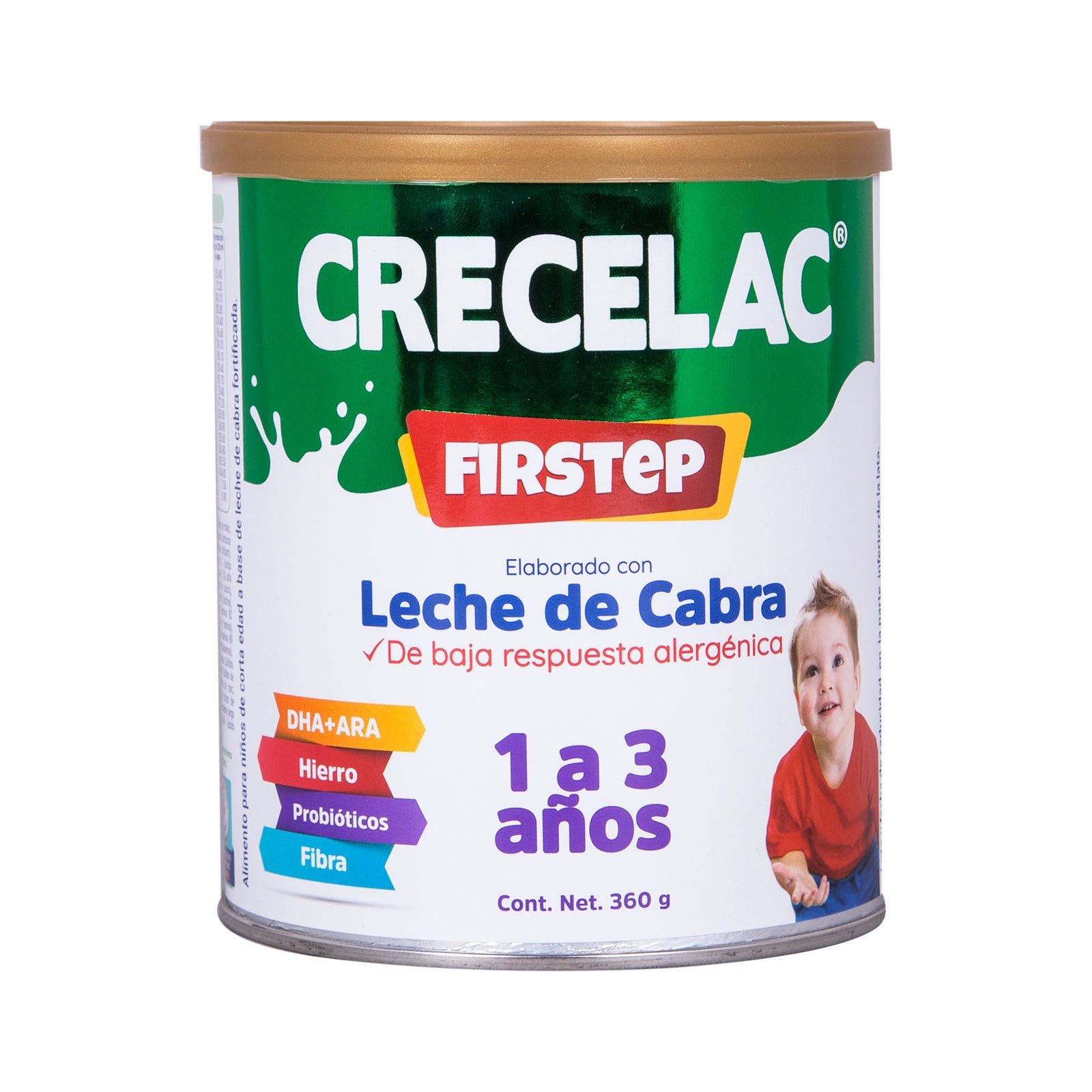Crecelac Milk Cabra 1-3 Years 360 g | CMC Pharmacy Cabo Delivery in Cabo Crecelac Milk Cabra 1-3 Years 360 g