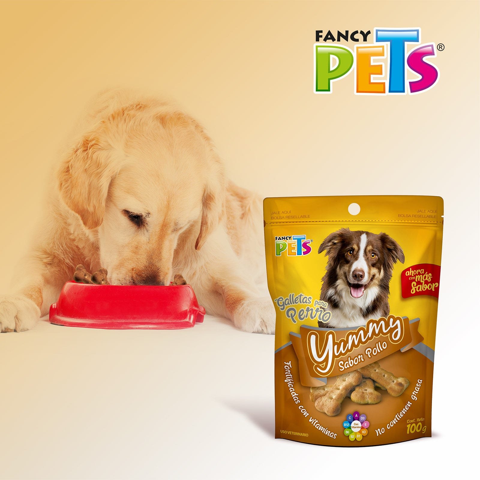 FANCY PETS Yummy Snack Chicken Flavor 100 g | CMC Pharmacy Cabo Delivery in Cabo FANCY PETS Yummy Snack Chicken Flavor 100 g