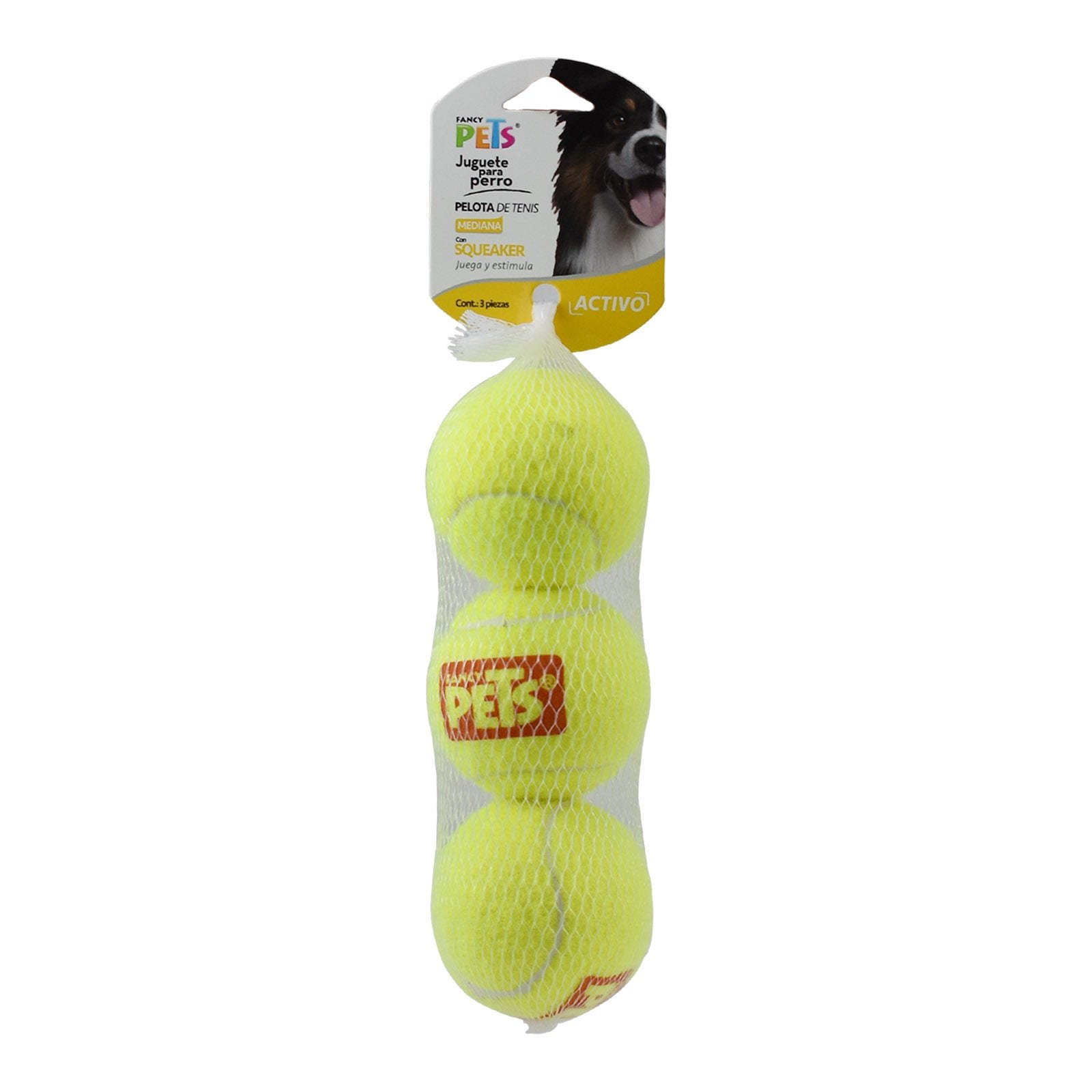 Pelotas Tenis with Sonido (Squeaker) Fancy Pets for Dog - 3 Pieces | CMC Pharmacy Cabo Delivery in Cabo Pelotas Tenis with Sonido (Squeaker) Fancy Pets for Dog - 3 Pieces