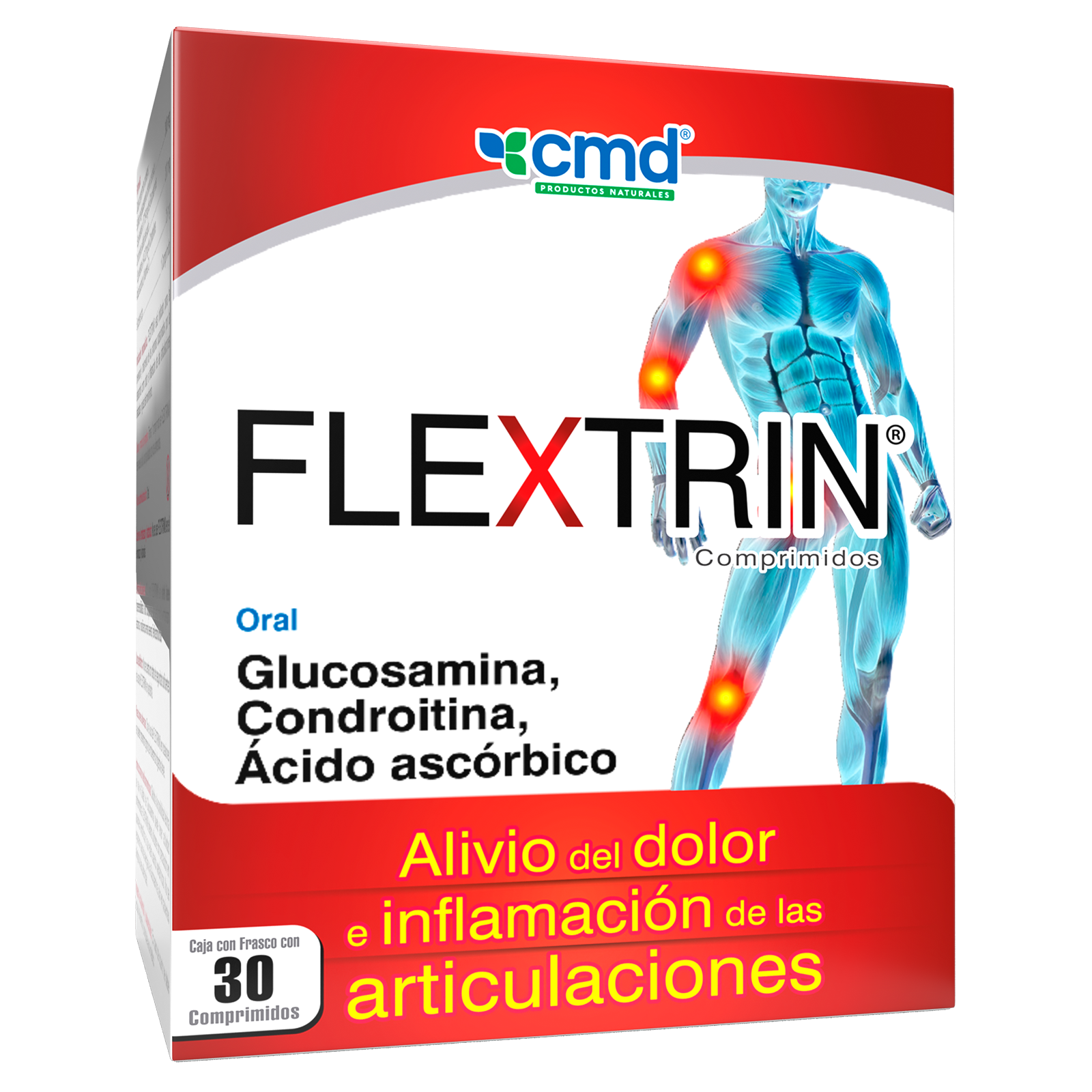 Flextrin Glucosamina Condroitina 30 Capsules | CMC Pharmacy Cabo Delivery in Cabo Flextrin Glucosamina Condroitina 30 Capsules