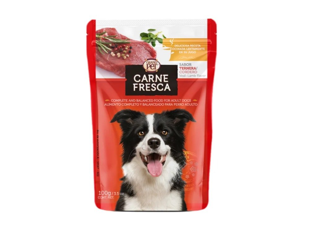 Food Wet for Dog Ternera & Cordero 100 g GRANDPET | CMC Pharmacy Cabo Delivery in Cabo Food Wet for Dog Ternera & Cordero 100 g GRANDPET