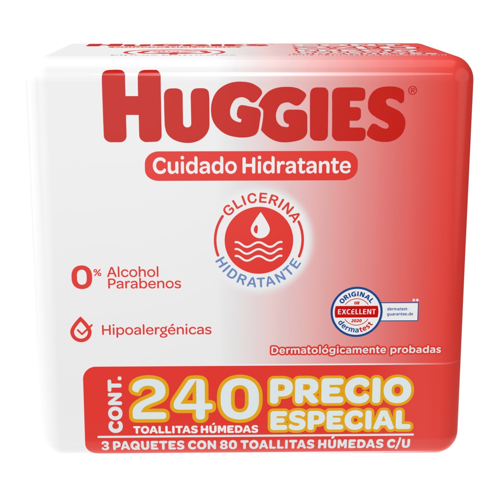 Huggies Wipes Care Moisturizing 3 Pack 80 pcs | CMC Pharmacy Cabo Delivery in Cabo Huggies Wipes Care Moisturizing 3 Pack 80 pcs