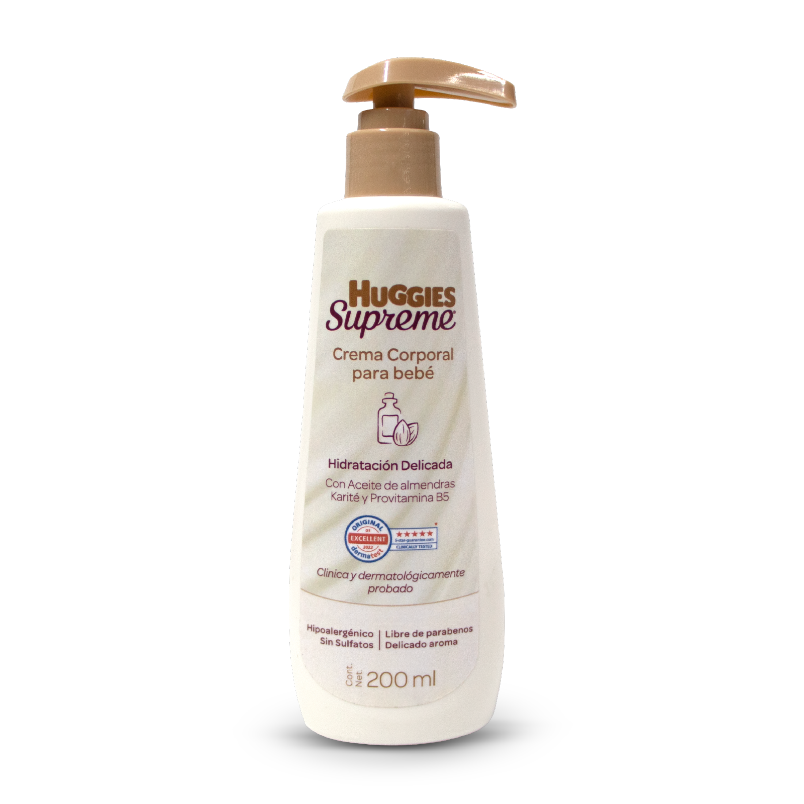 Huggies Supreme Cream Body 200 ml | CMC Pharmacy Cabo Delivery in Cabo Huggies Supreme Cream Body 200 ml