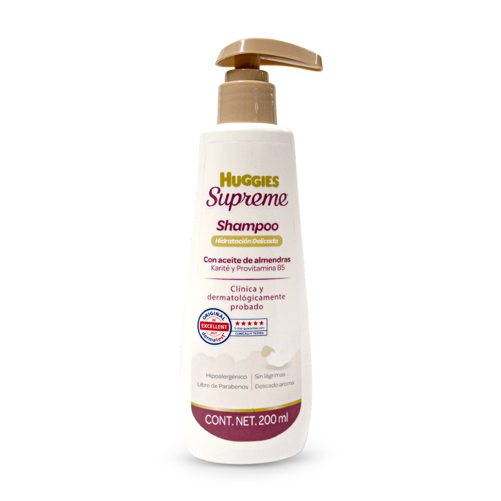 Huggies Supreme Shampoo 200 ml | CMC Pharmacy Cabo Delivery in Cabo Huggies Supreme Shampoo 200 ml