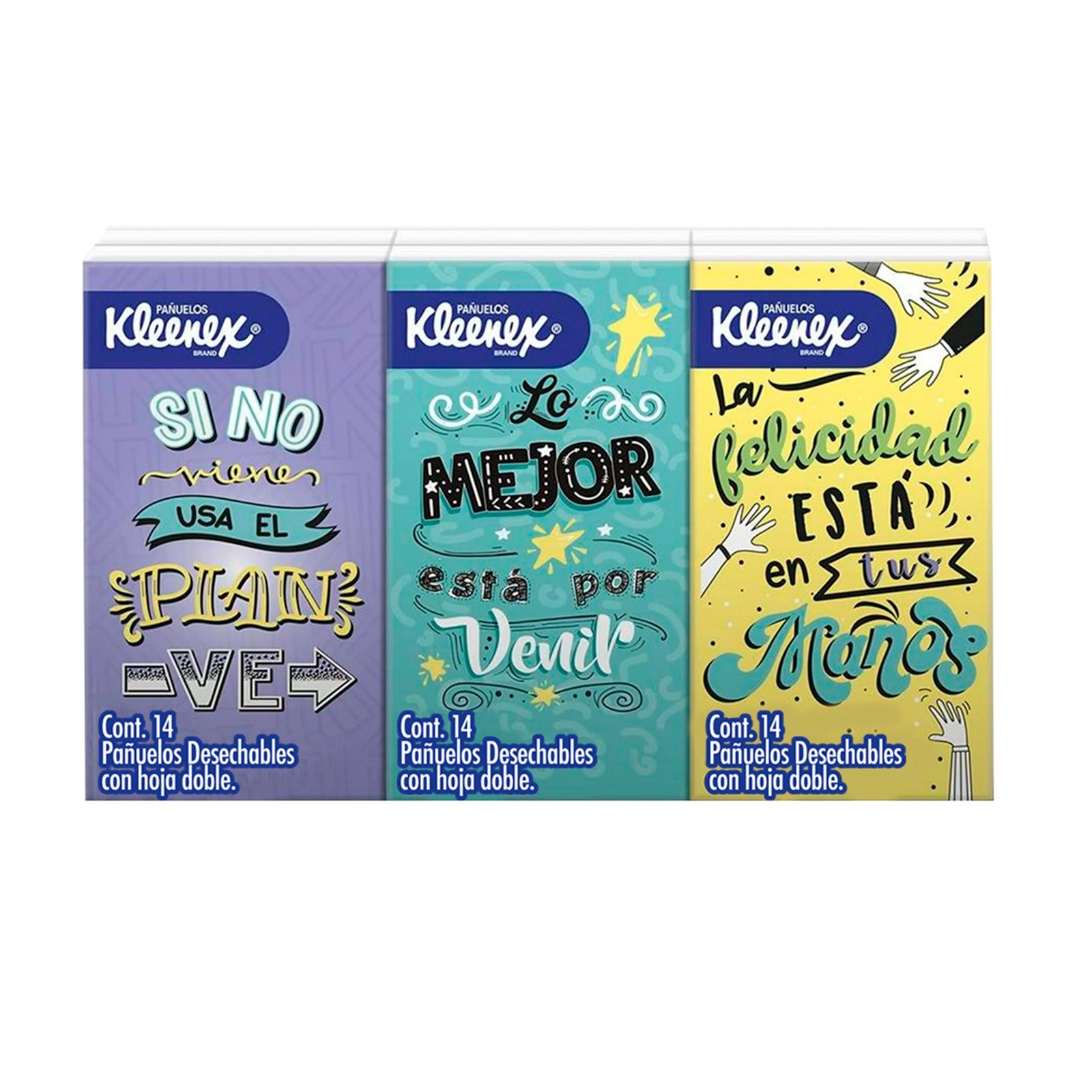 Kleenex Check Out Pack 14 Tissues | CMC Pharmacy Cabo Delivery in Cabo Kleenex Check Out Pack 14 Tissues
