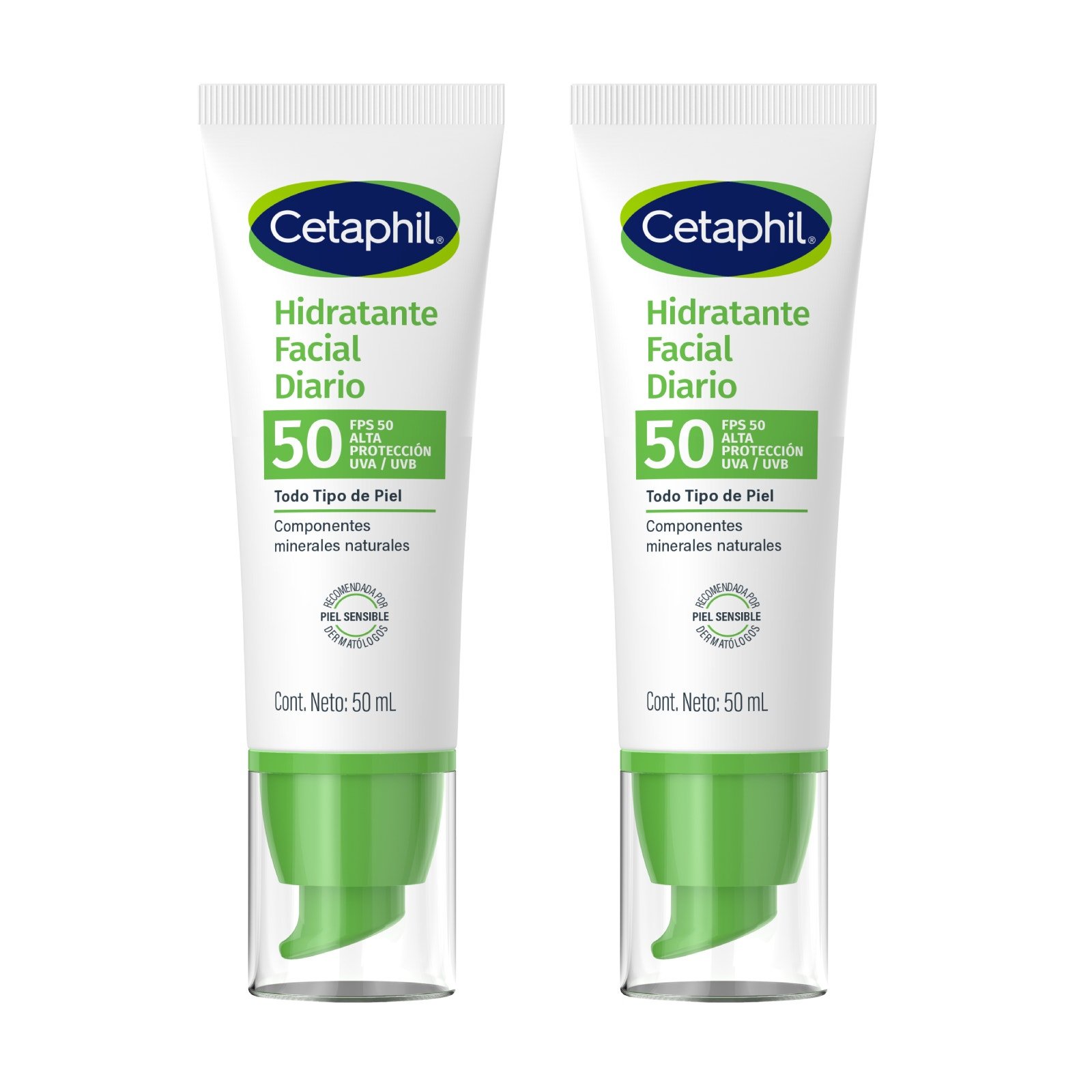Cetaphil Moisturizing Facial Diario SPF 50 50 ml 2 pcs | CMC Pharmacy Cabo Delivery in Cabo Cetaphil Moisturizing Facial Diario SPF 50 50 ml 2 pcs
