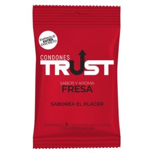 Preservativo Trust Strawberry 3 pcs