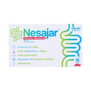 Nesajar Pinaverio/Dimeticona 16 Capsules