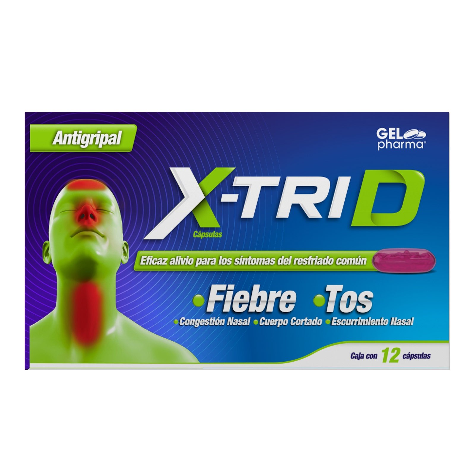 X-Tri D 12 Caps | CMC Pharmacy Cabo Delivery in Cabo X-Tri D 12 Caps