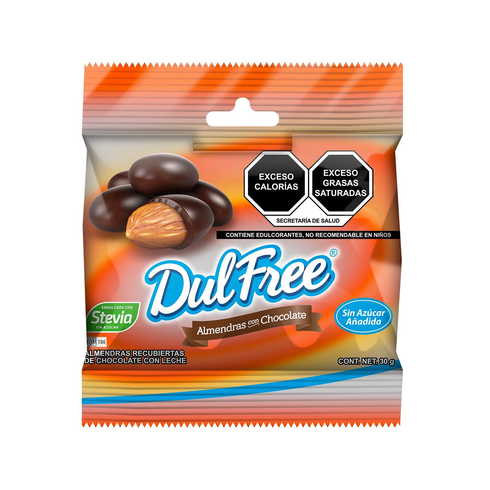 Dulfree Almond with Chocolate 30 g | CMC Pharmacy Cabo Delivery in Cabo Dulfree Almond with Chocolate 30 g