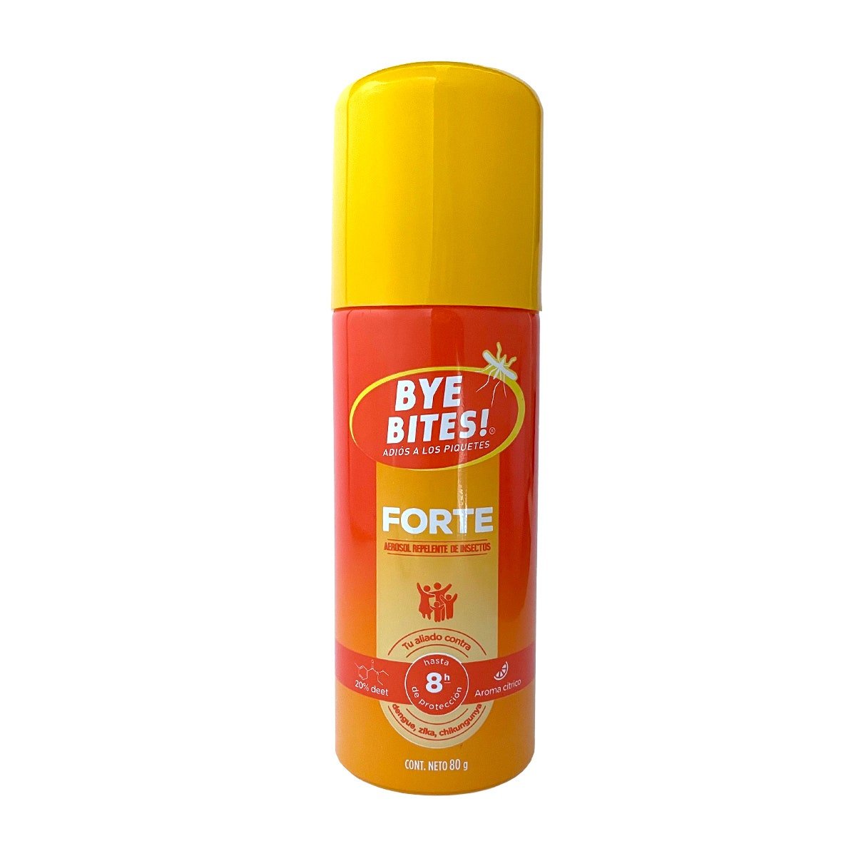 Repellent Mosquitoes Bye Bites Forte Aerosol 80 g | CMC Pharmacy Cabo Delivery in Cabo Repellent Mosquitoes Bye Bites Forte Aerosol 80 g