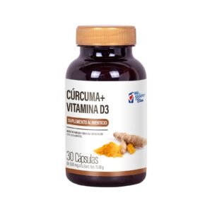 Turmeric + Vitamin D3 30 Capsules Me Quiero Bien