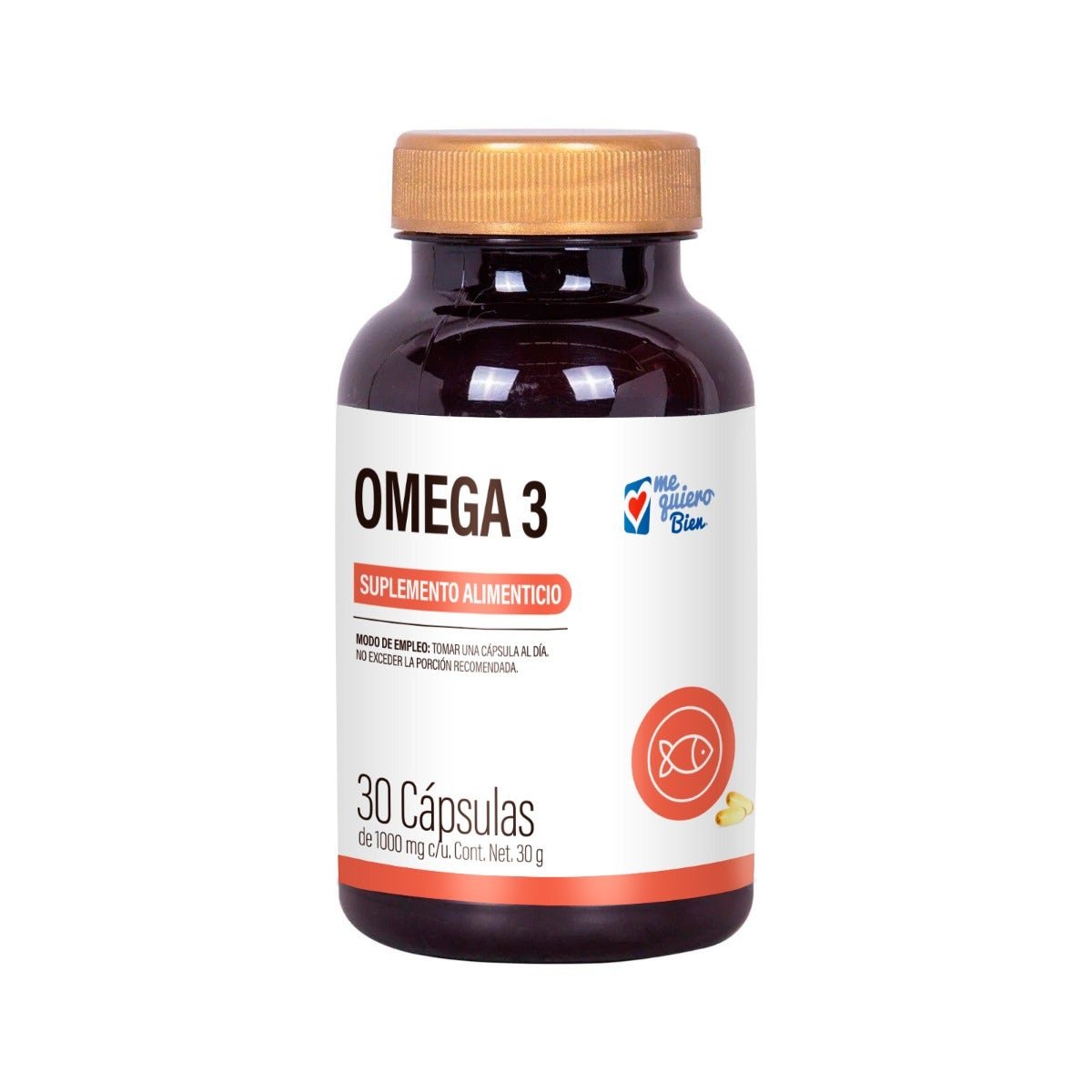 Omega 3 30 Capsules Me Quiero Bien | CMC Pharmacy Cabo Delivery in Cabo Omega 3 30 Capsules Me Quiero Bien