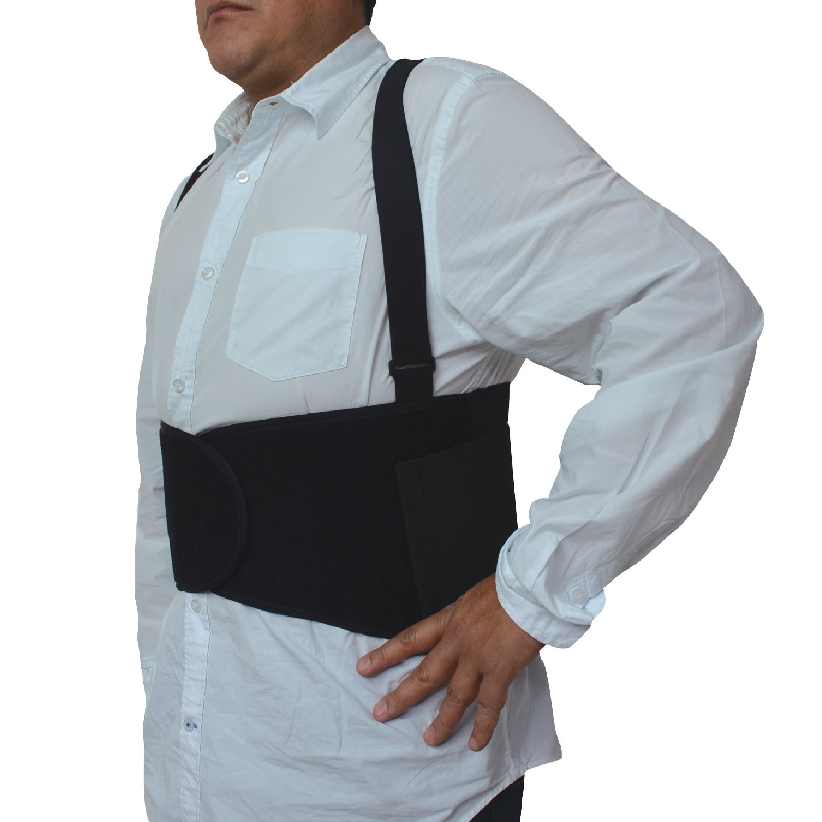 Back Support Belt Industrial with Double Ajuste Size M | CMC Pharmacy Cabo Delivery in Cabo Back Support Belt Industrial with Double Ajuste Size M