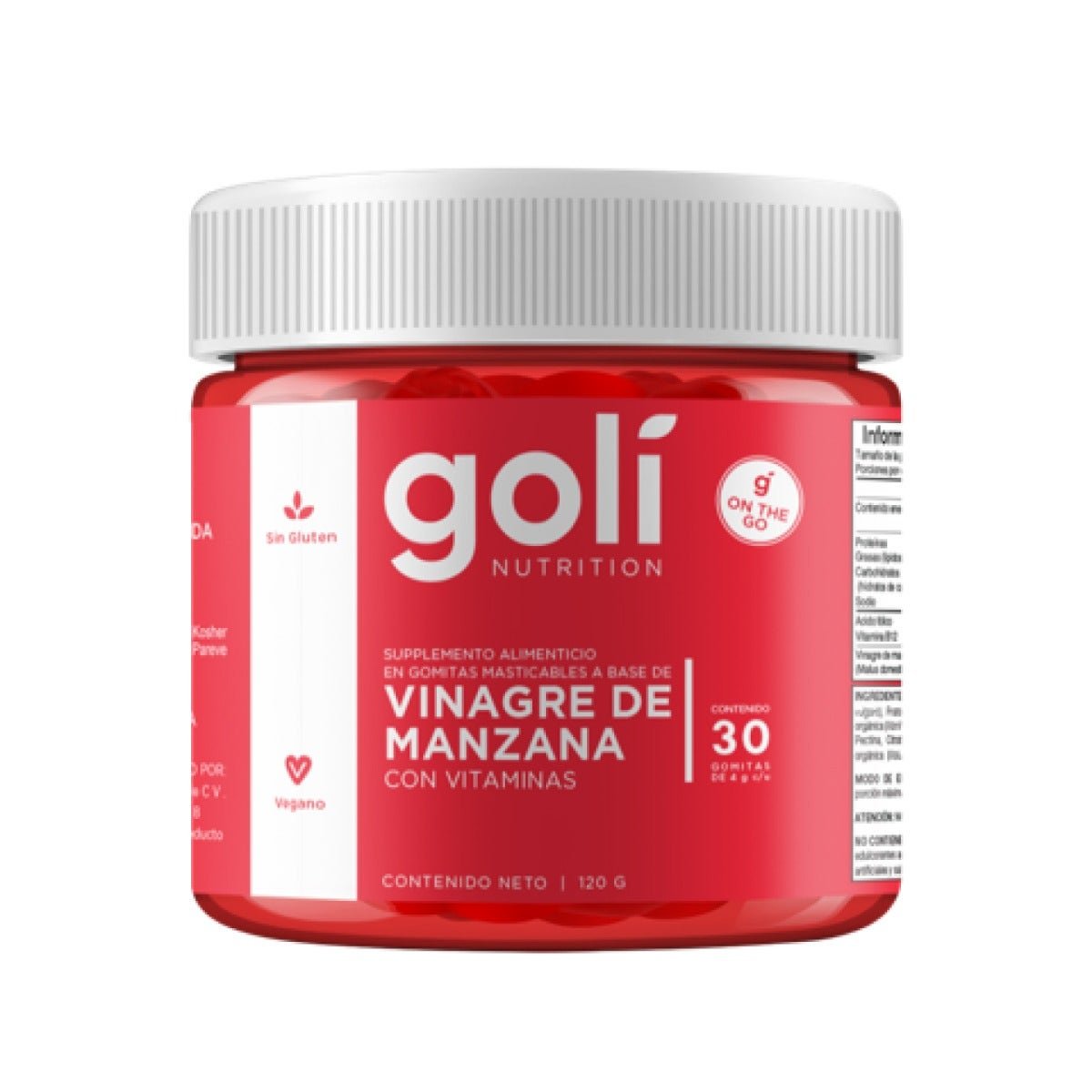 Goli Gomitas Apple Cider Vinegar 30 pcs | CMC Pharmacy Cabo Delivery in Cabo Goli Gomitas Apple Cider Vinegar 30 pcs