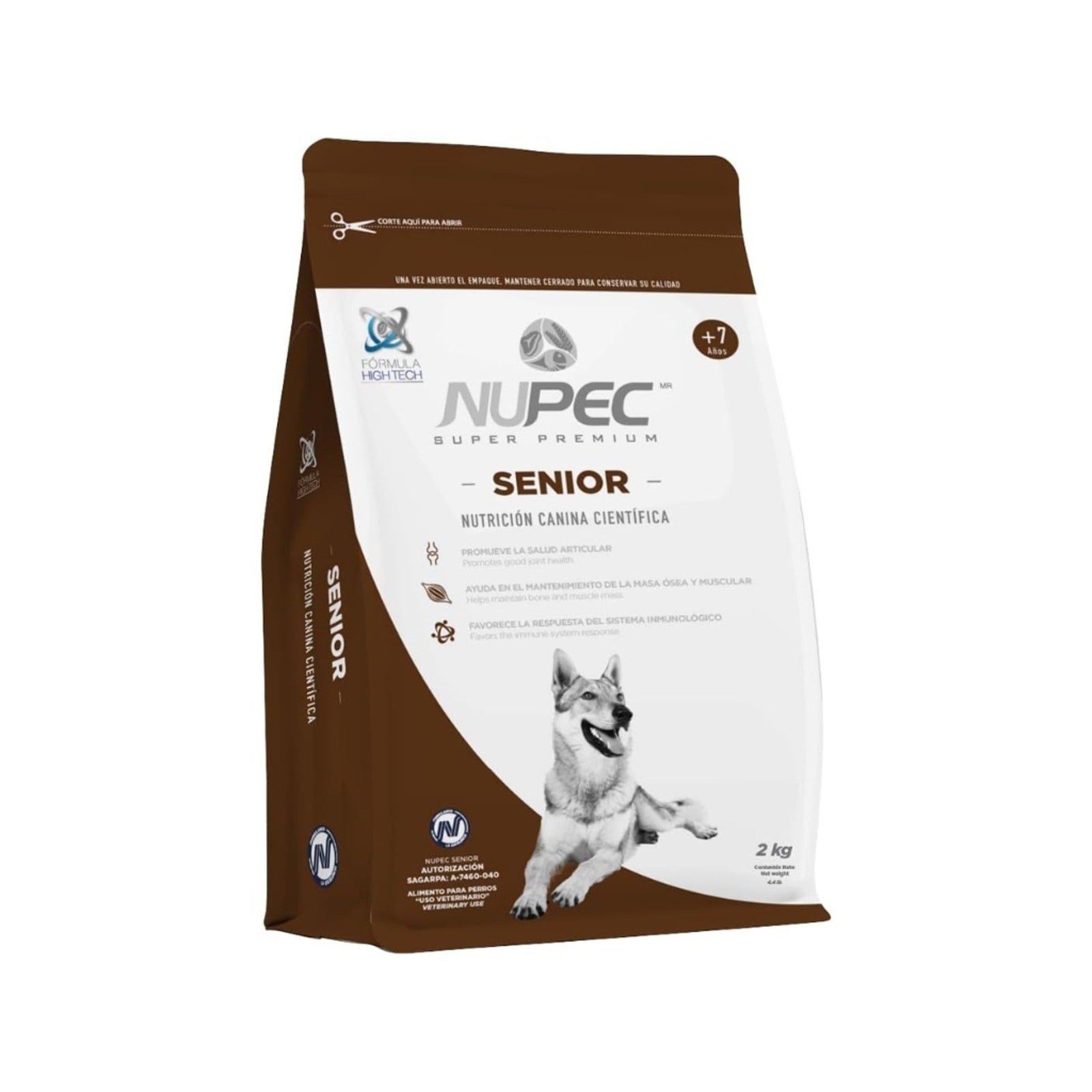 NUPEC Food Dog Senior 2 kg | CMC Pharmacy Cabo Delivery in Cabo NUPEC Food Dog Senior 2 kg